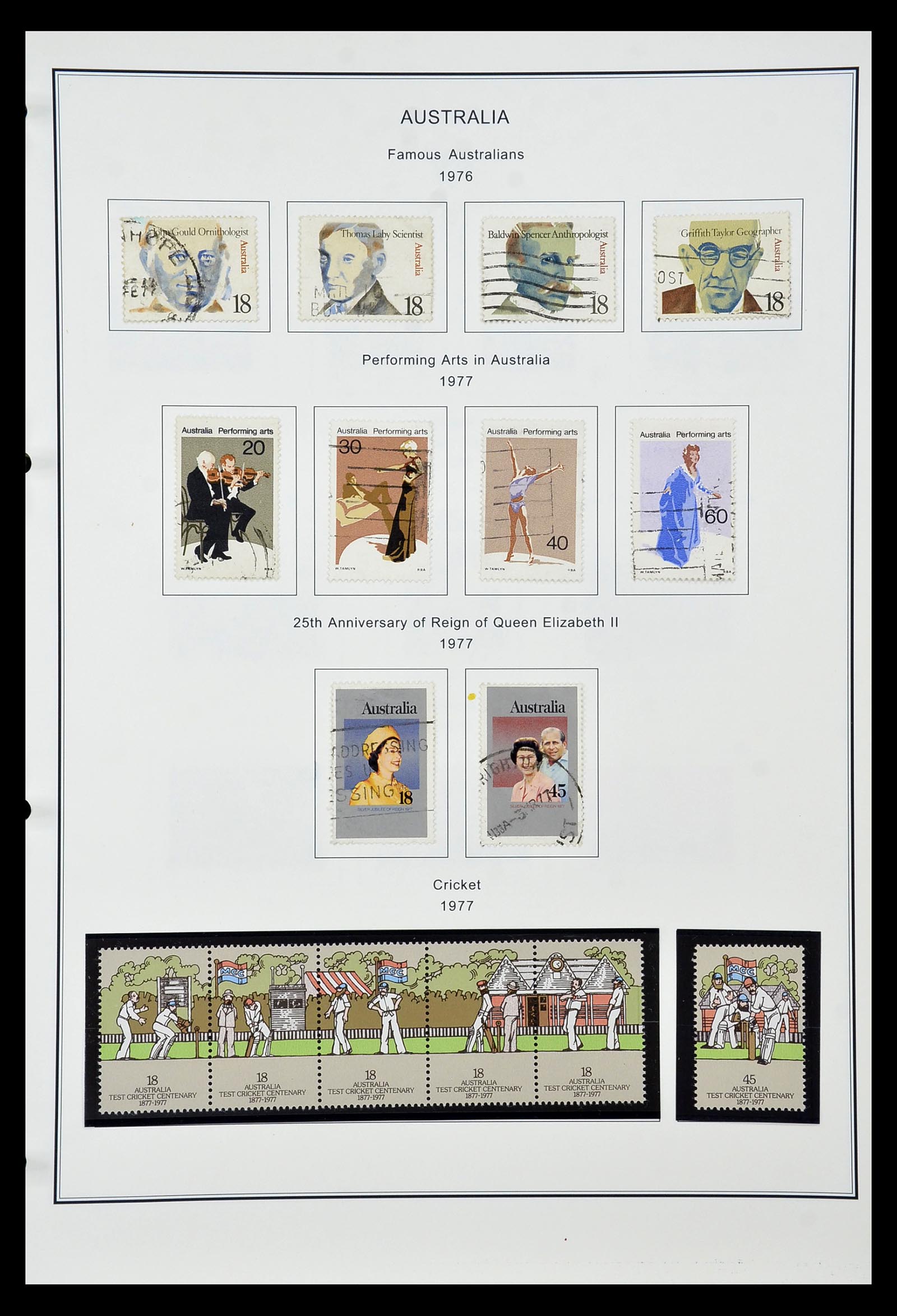 34903 081 - Postzegelverzameling 34903 Australië 1913-1999.