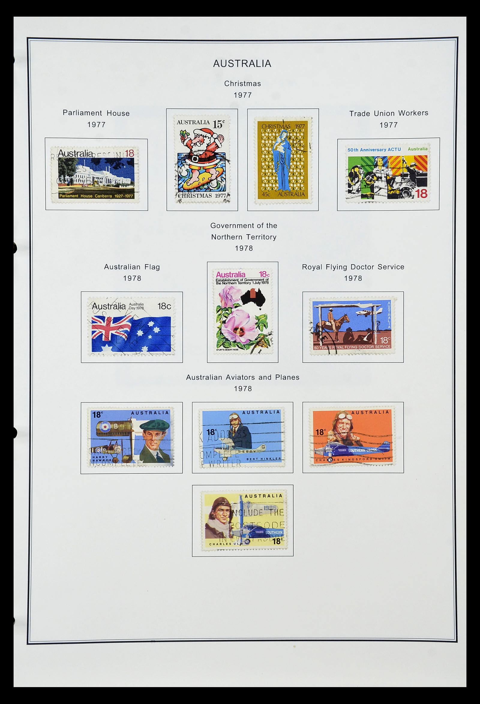 34903 082 - Postzegelverzameling 34903 Australië 1913-1999.