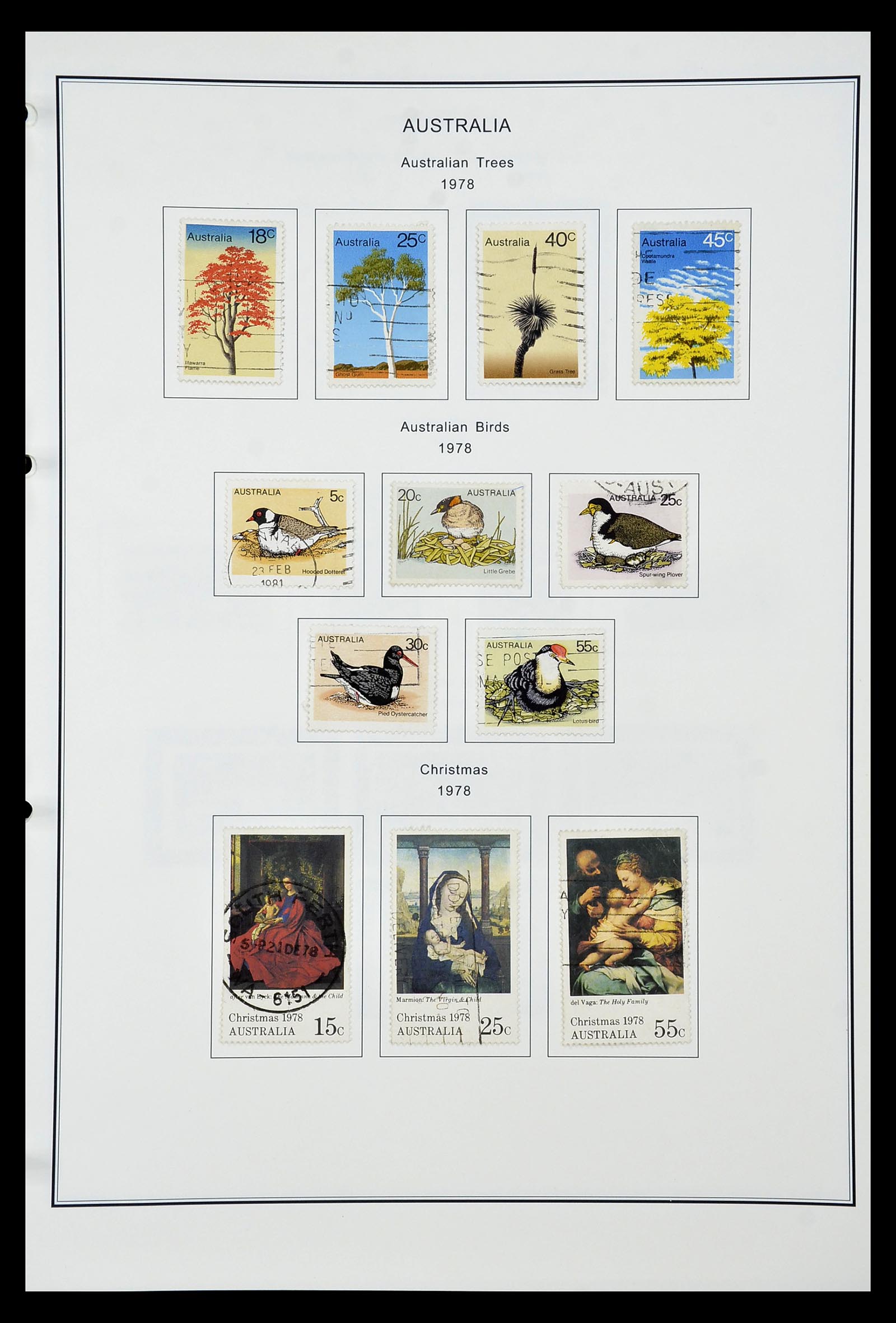 34903 084 - Postzegelverzameling 34903 Australië 1913-1999.