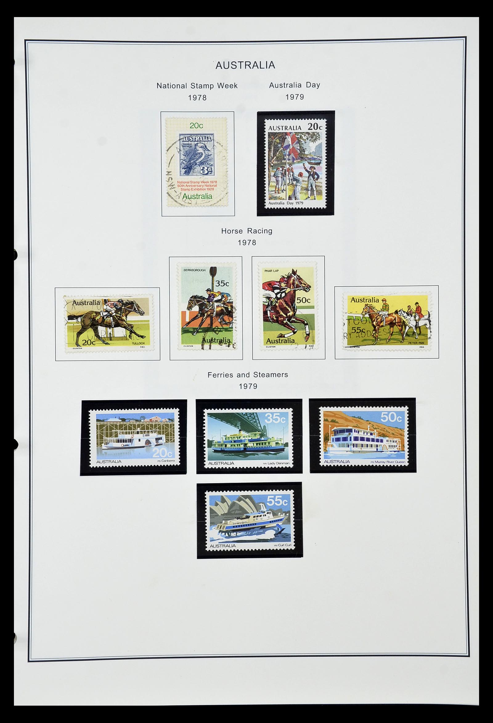 34903 085 - Postzegelverzameling 34903 Australië 1913-1999.