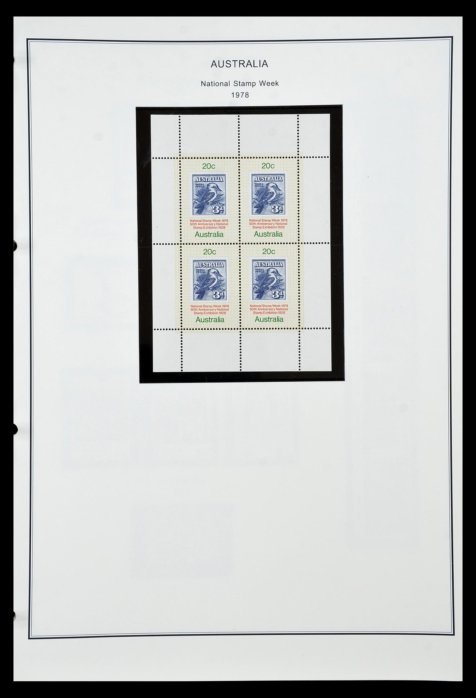 34903 086 - Postzegelverzameling 34903 Australië 1913-1999.