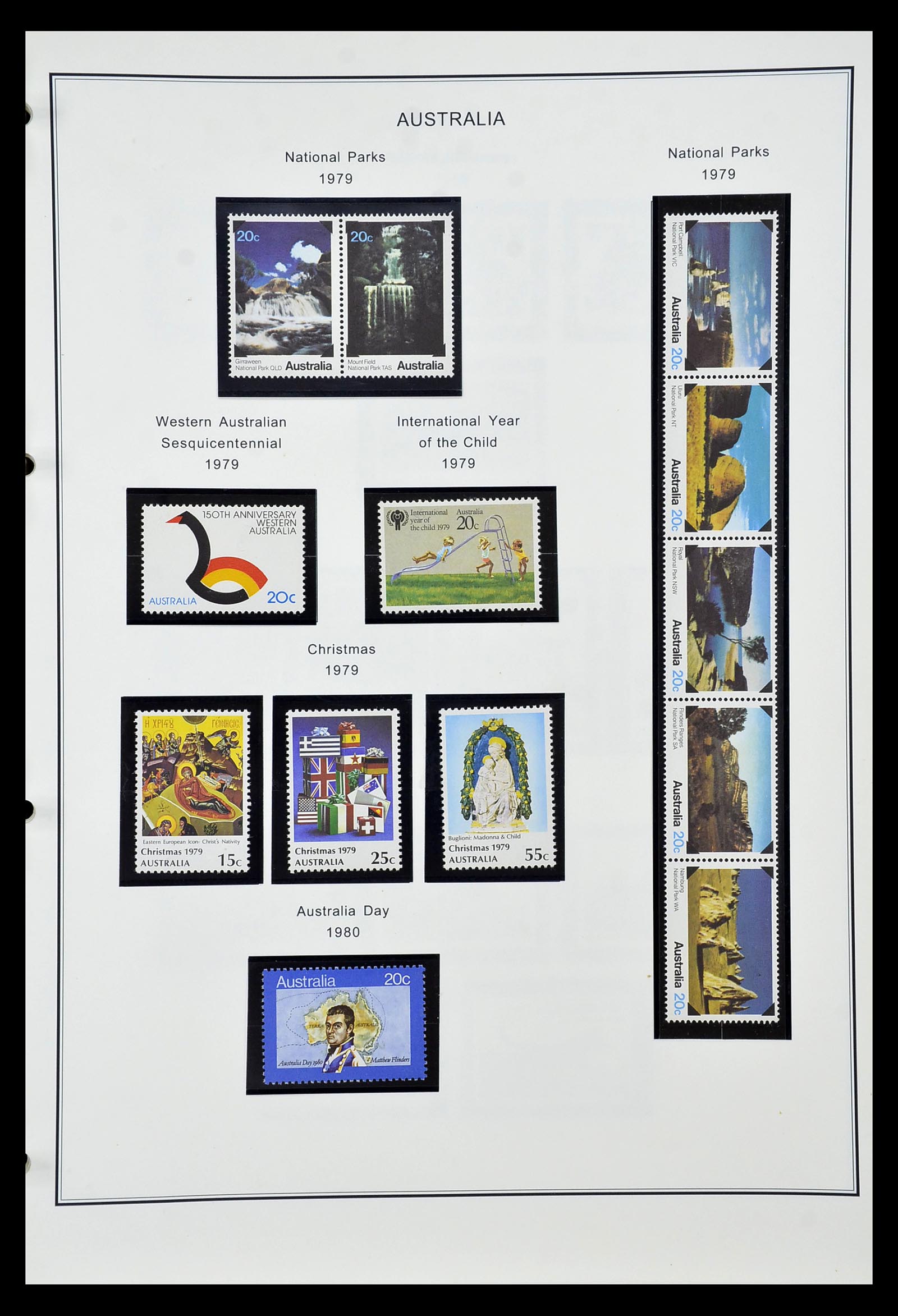 34903 087 - Postzegelverzameling 34903 Australië 1913-1999.
