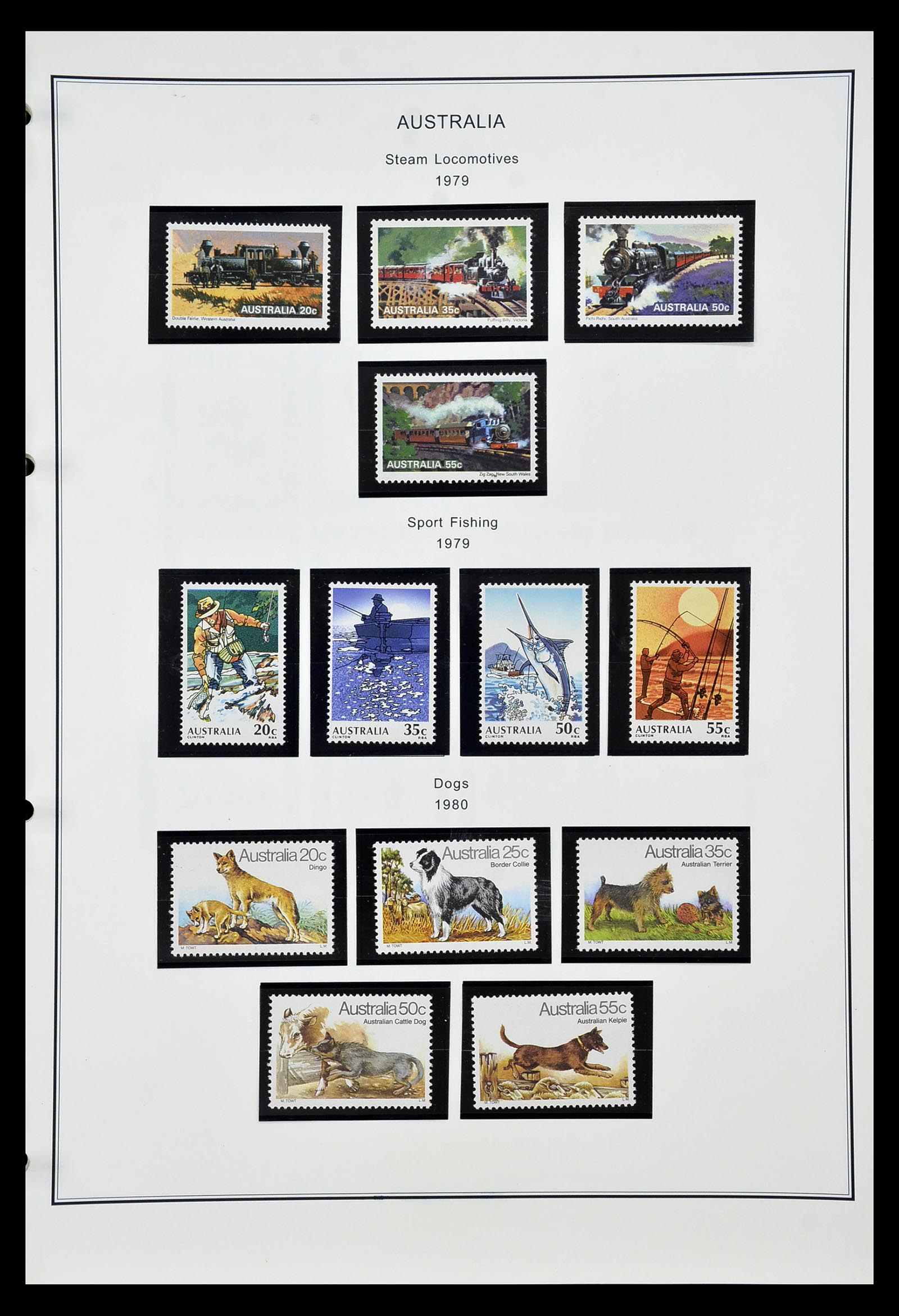 34903 088 - Postzegelverzameling 34903 Australië 1913-1999.