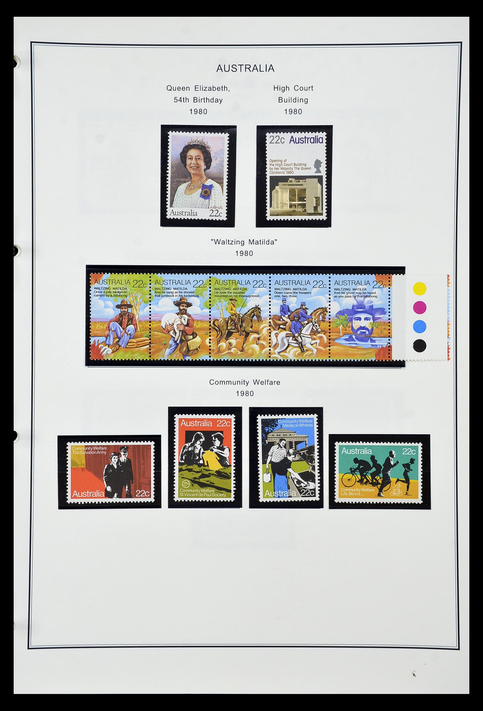 34903 090 - Postzegelverzameling 34903 Australië 1913-1999.