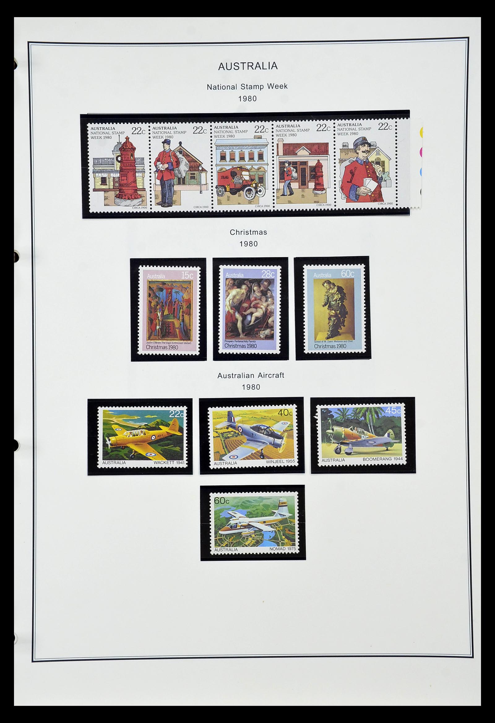 34903 091 - Postzegelverzameling 34903 Australië 1913-1999.