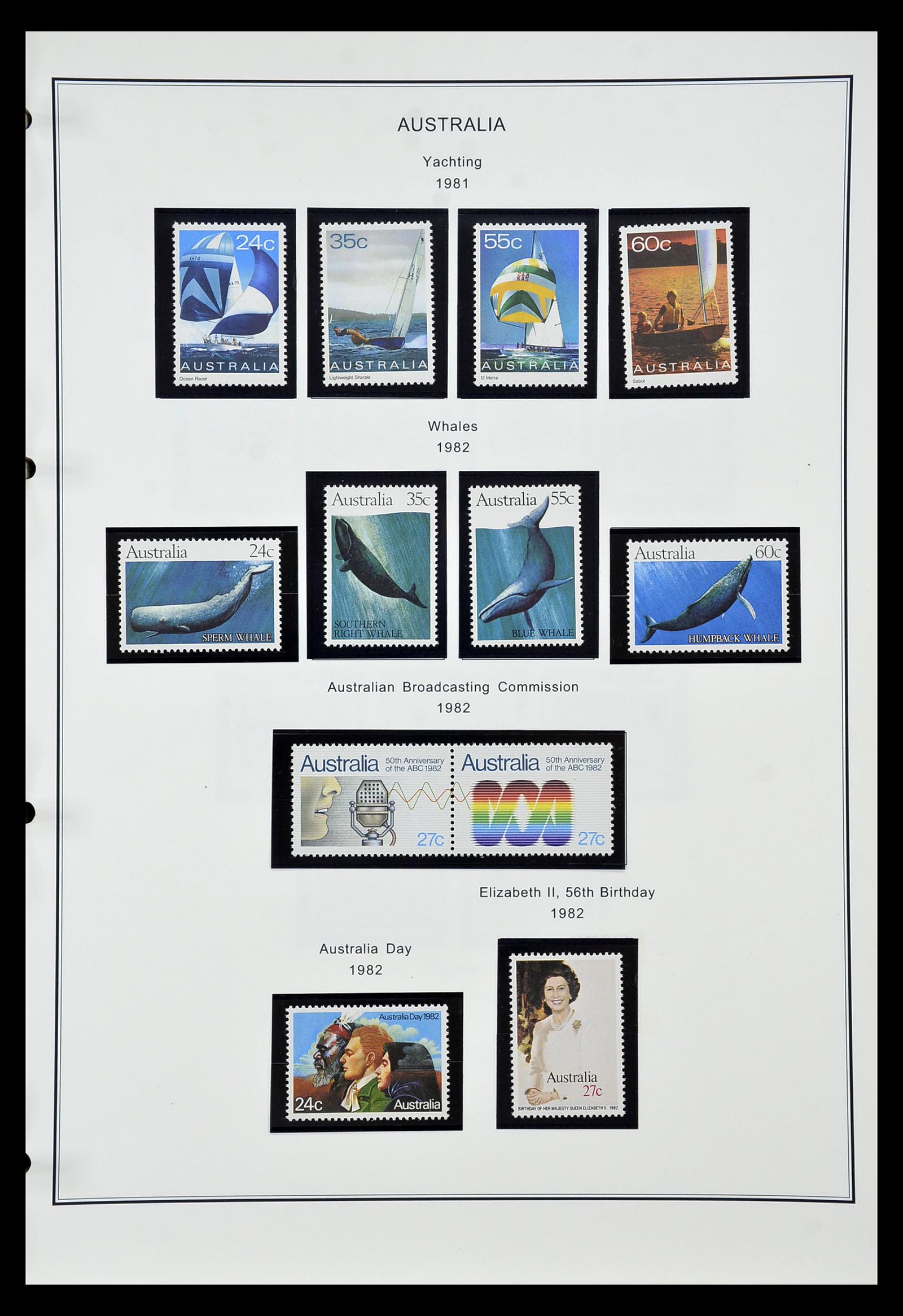 34903 095 - Postzegelverzameling 34903 Australië 1913-1999.