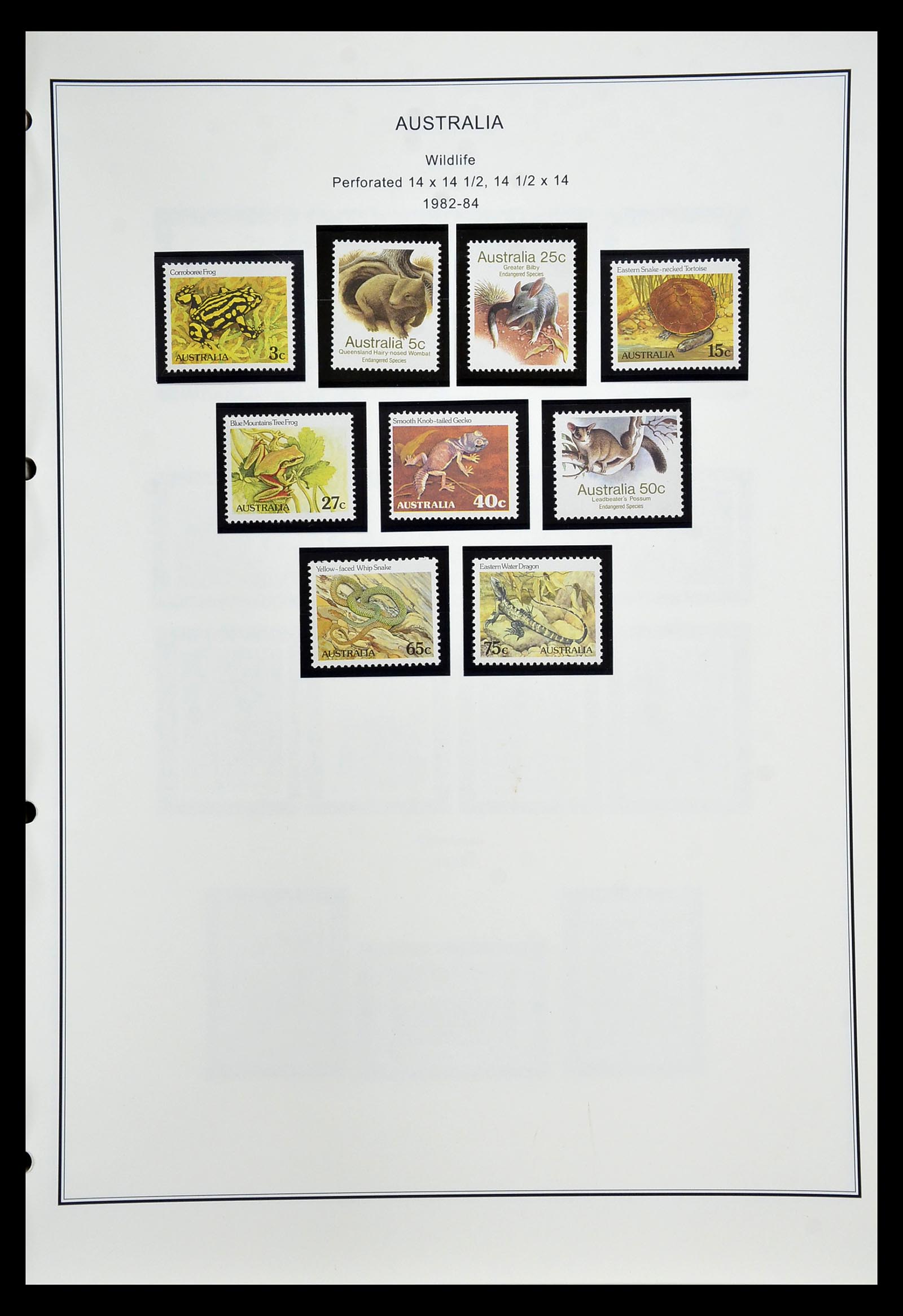 34903 096 - Postzegelverzameling 34903 Australië 1913-1999.