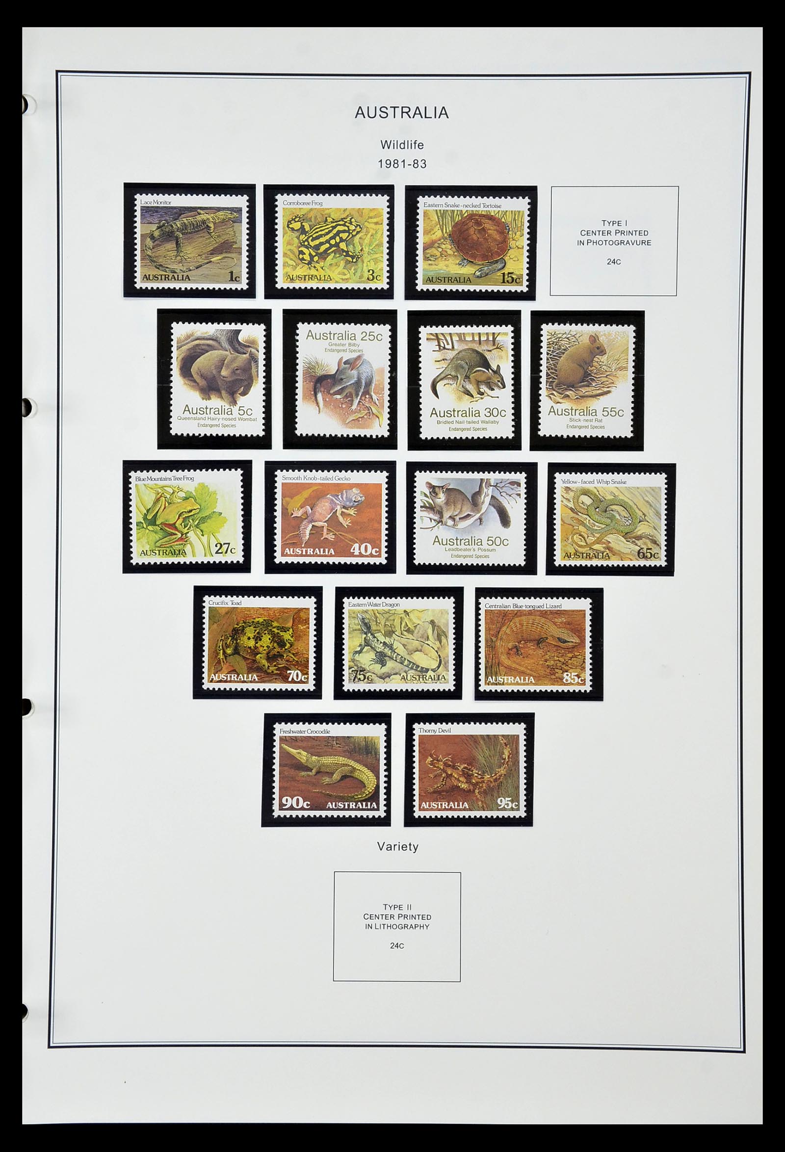 34903 097 - Postzegelverzameling 34903 Australië 1913-1999.