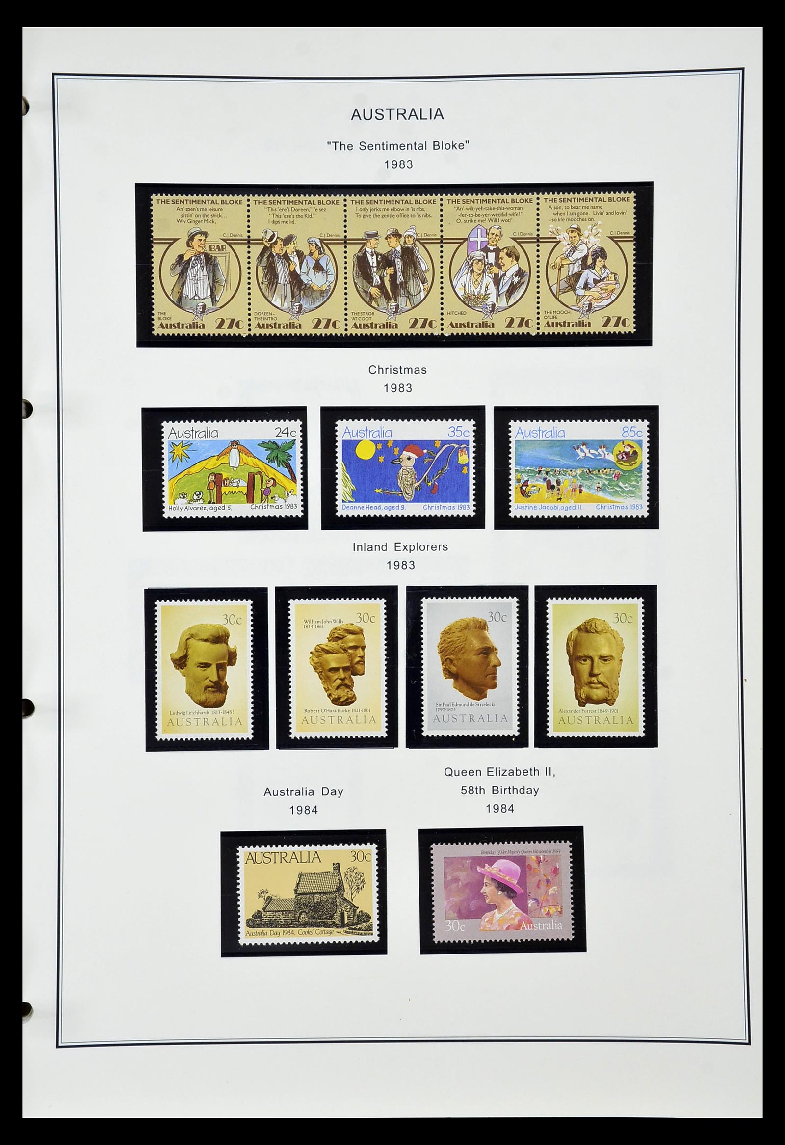 34903 103 - Postzegelverzameling 34903 Australië 1913-1999.
