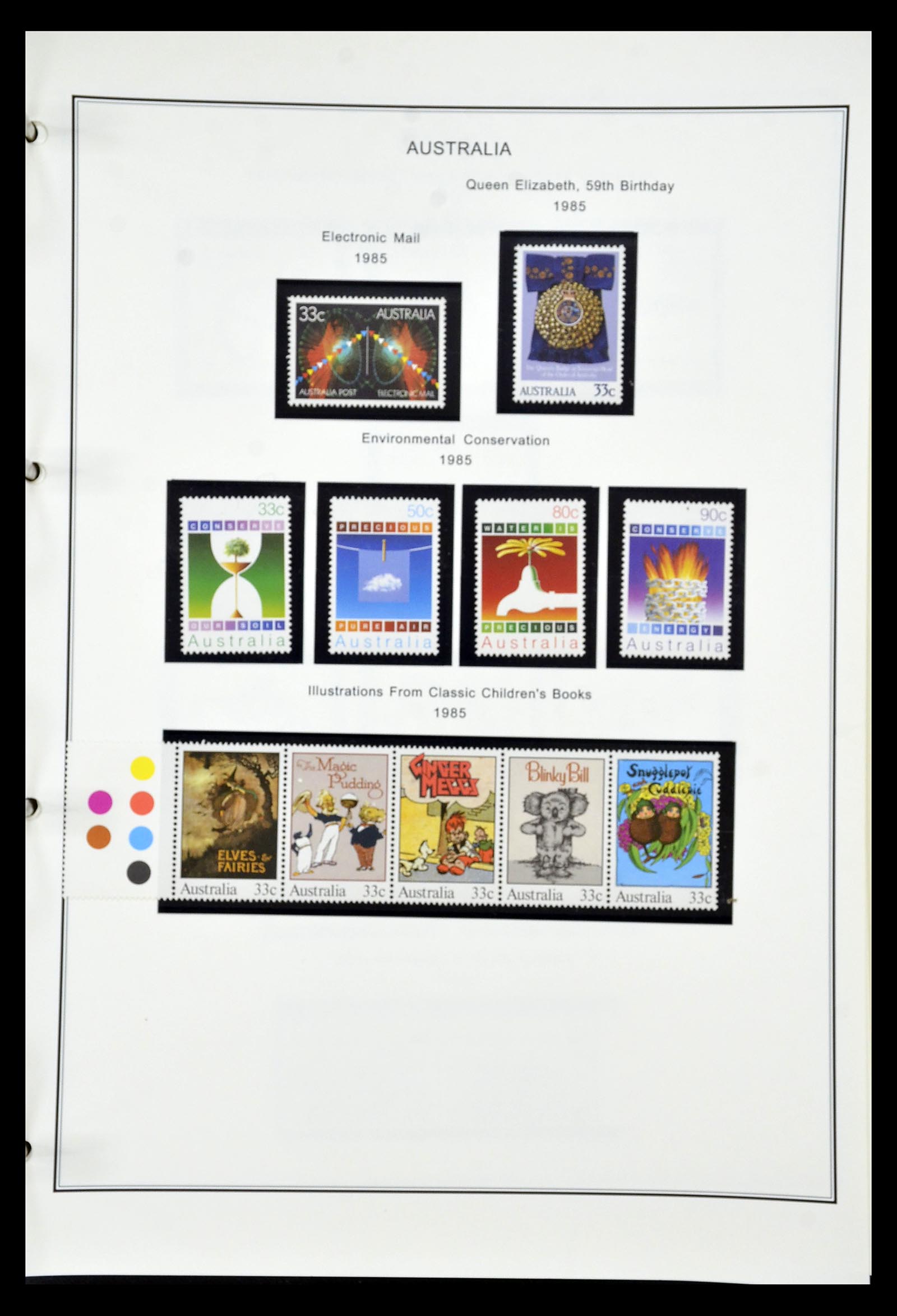 34903 111 - Postzegelverzameling 34903 Australië 1913-1999.