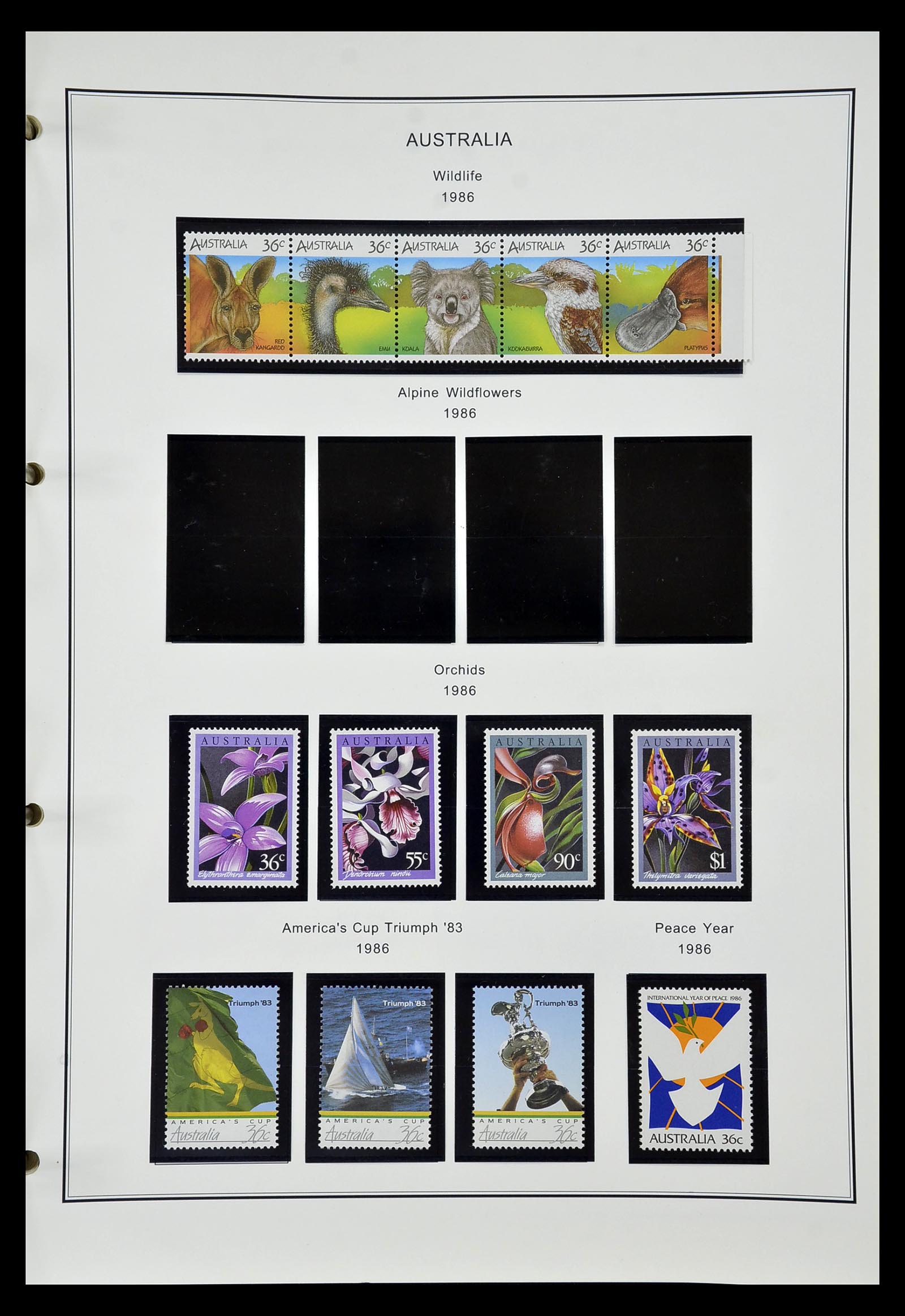 34903 115 - Postzegelverzameling 34903 Australië 1913-1999.
