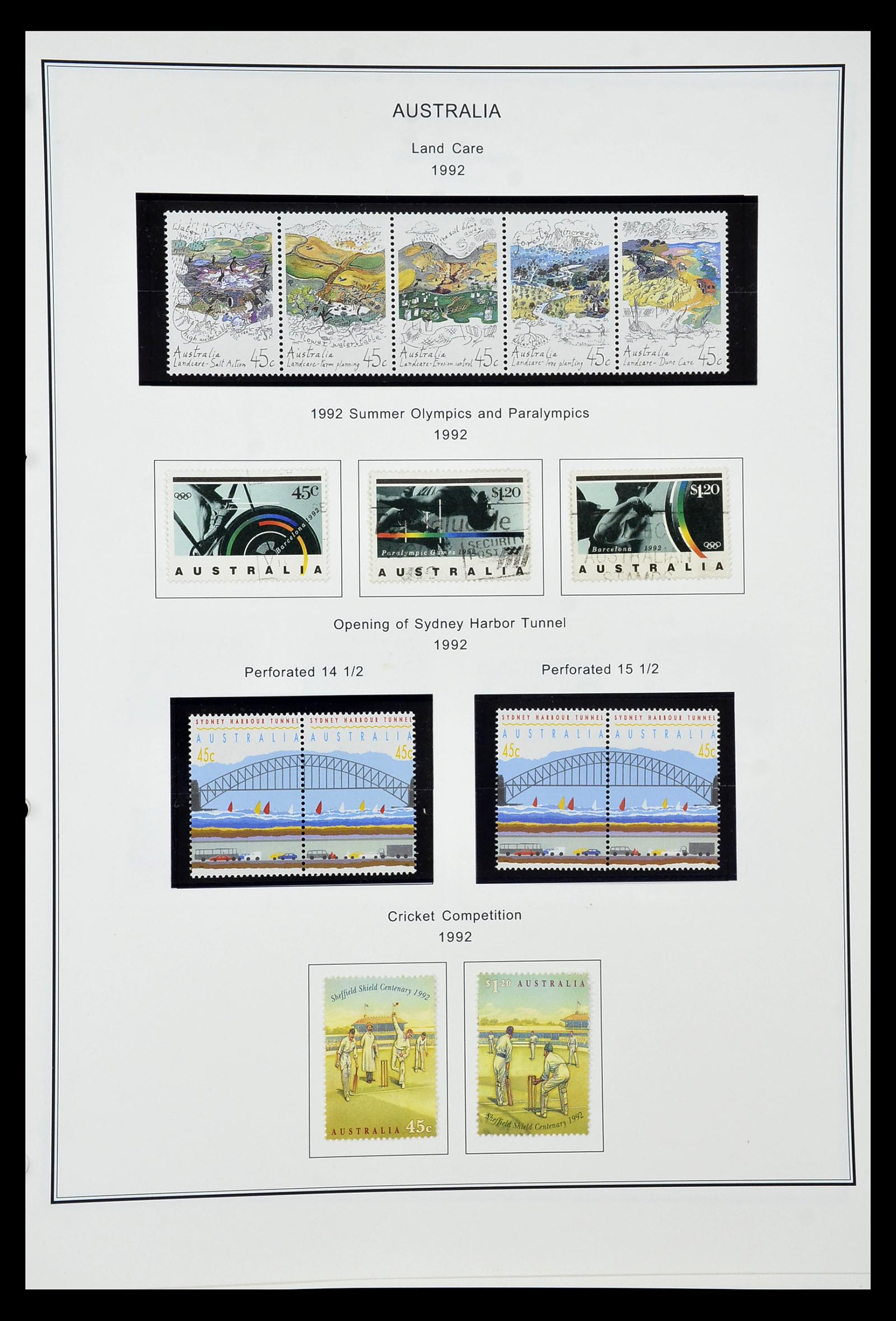 34903 145 - Postzegelverzameling 34903 Australië 1913-1999.