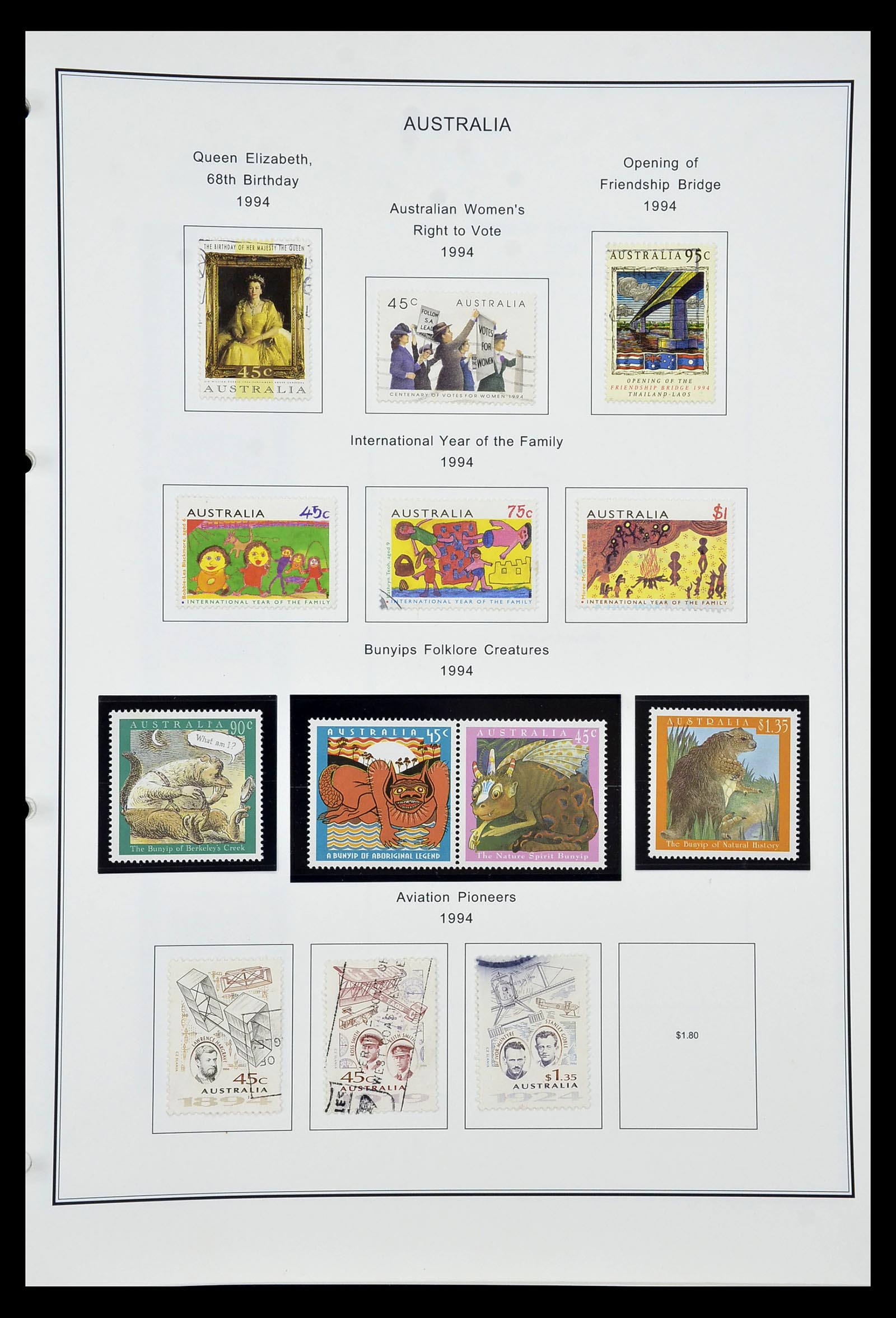 34903 154 - Stamp Collection 34903 Australia 1913-1999.