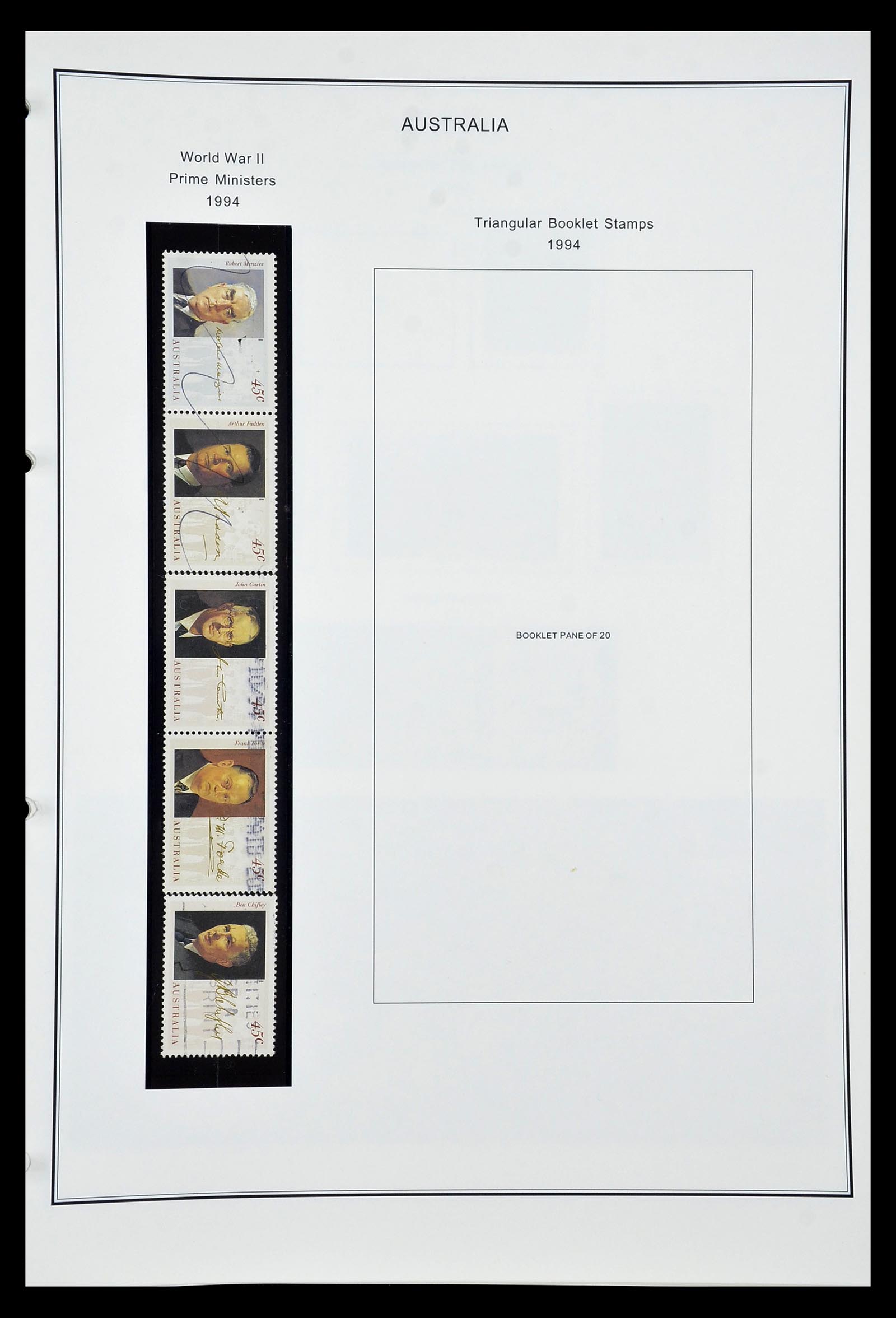 34903 155 - Stamp Collection 34903 Australia 1913-1999.