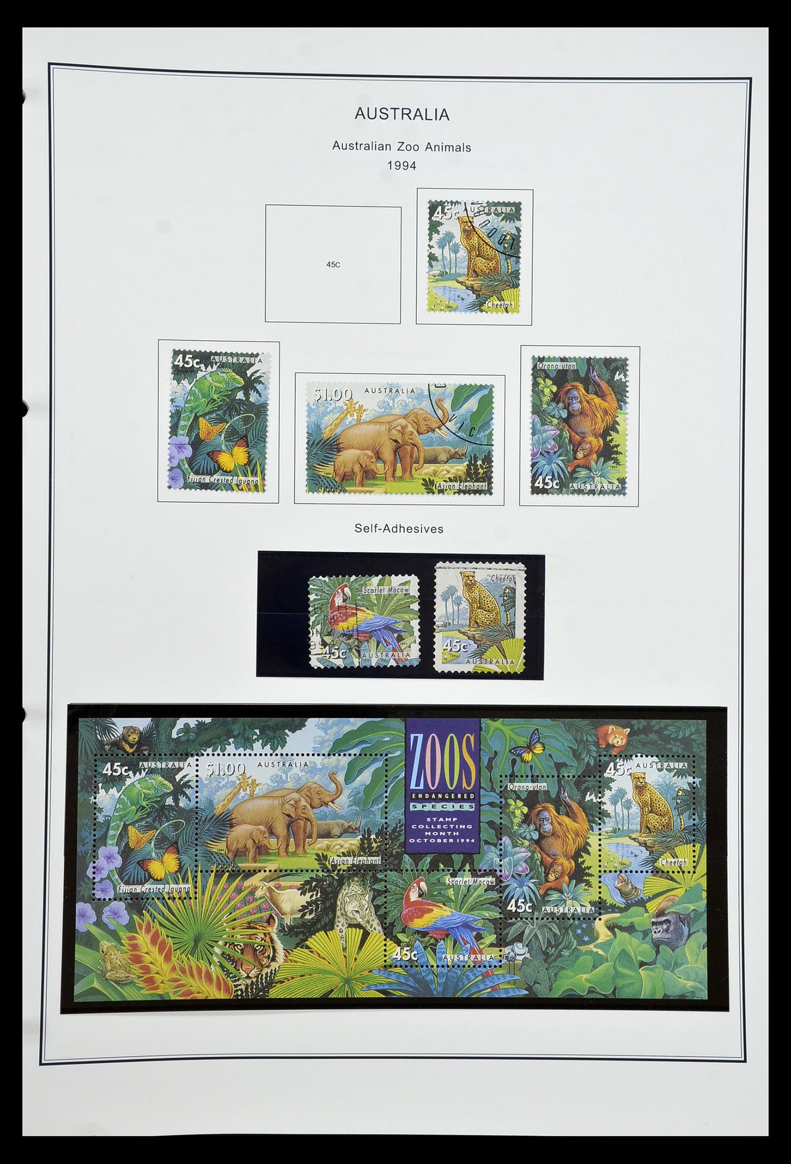 34903 156 - Postzegelverzameling 34903 Australië 1913-1999.