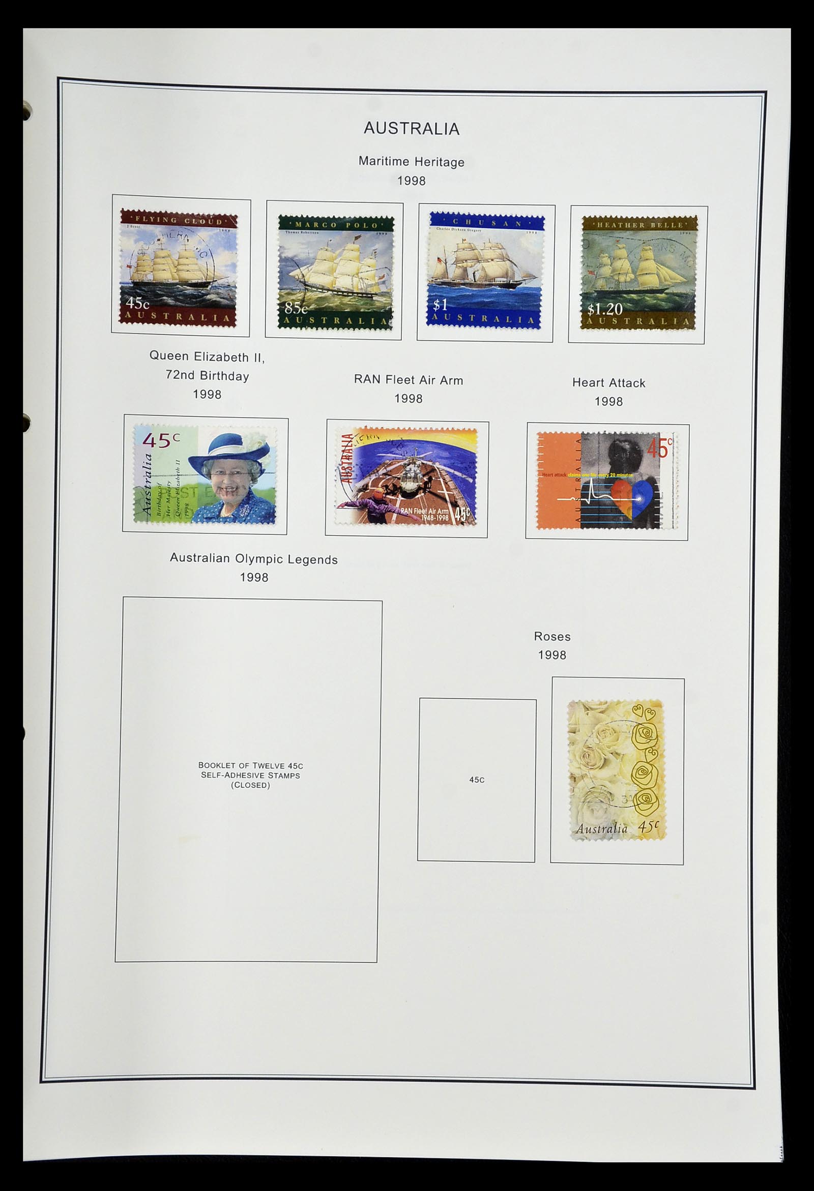 34903 179 - Postzegelverzameling 34903 Australië 1913-1999.