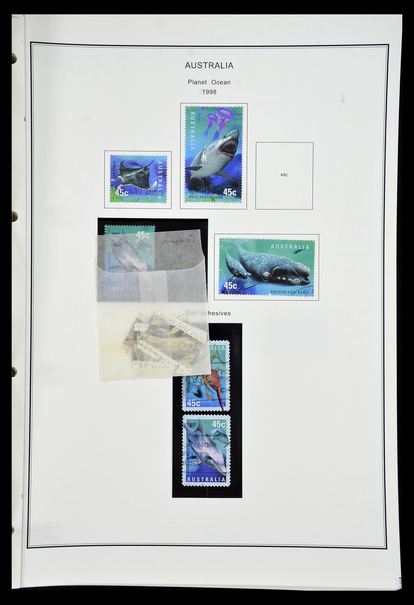34903 184 - Postzegelverzameling 34903 Australië 1913-1999.