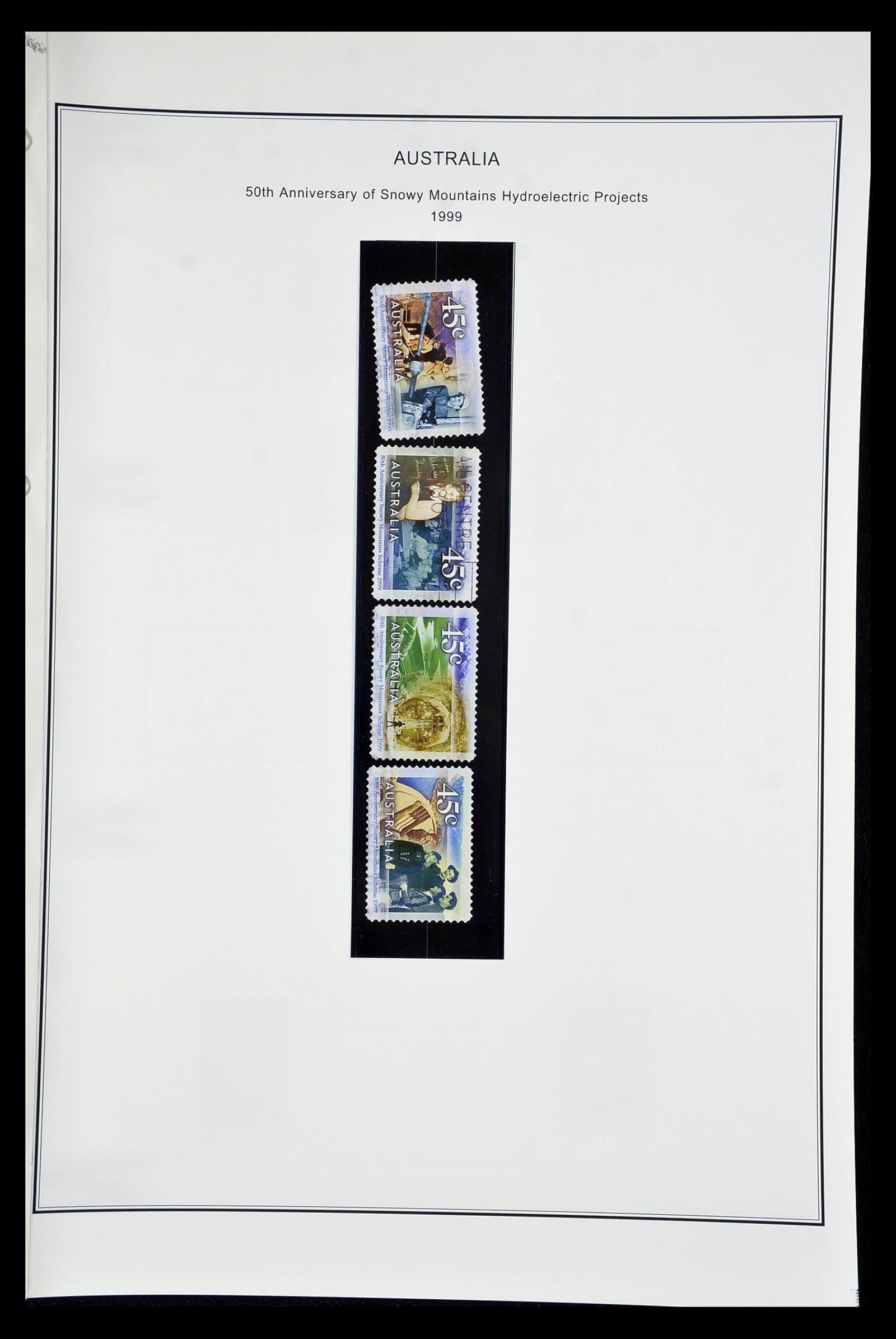 34903 190 - Postzegelverzameling 34903 Australië 1913-1999.