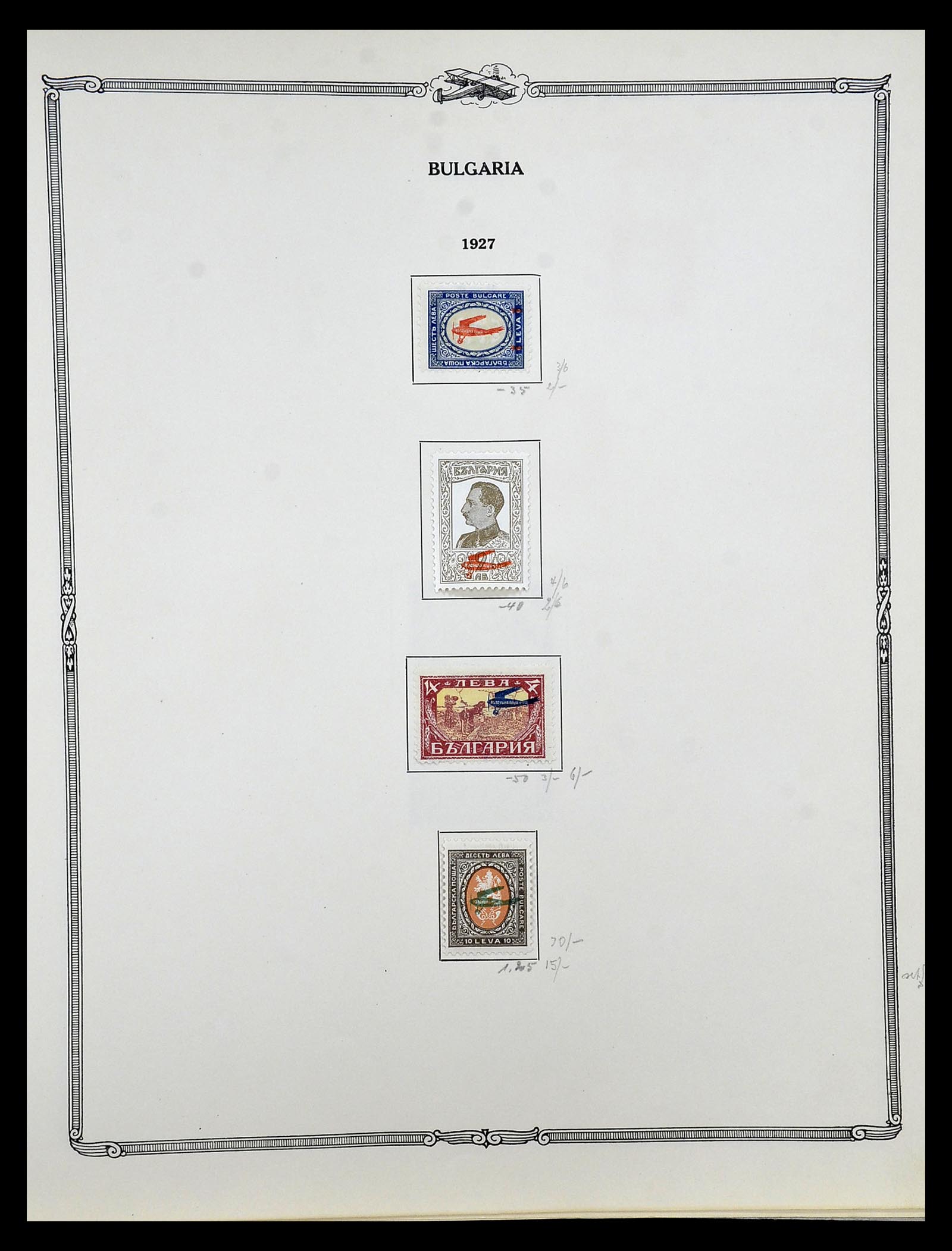 34905 011 - Postzegelverzameling 34905 Wereld luchtpostzegels 1919-1931.