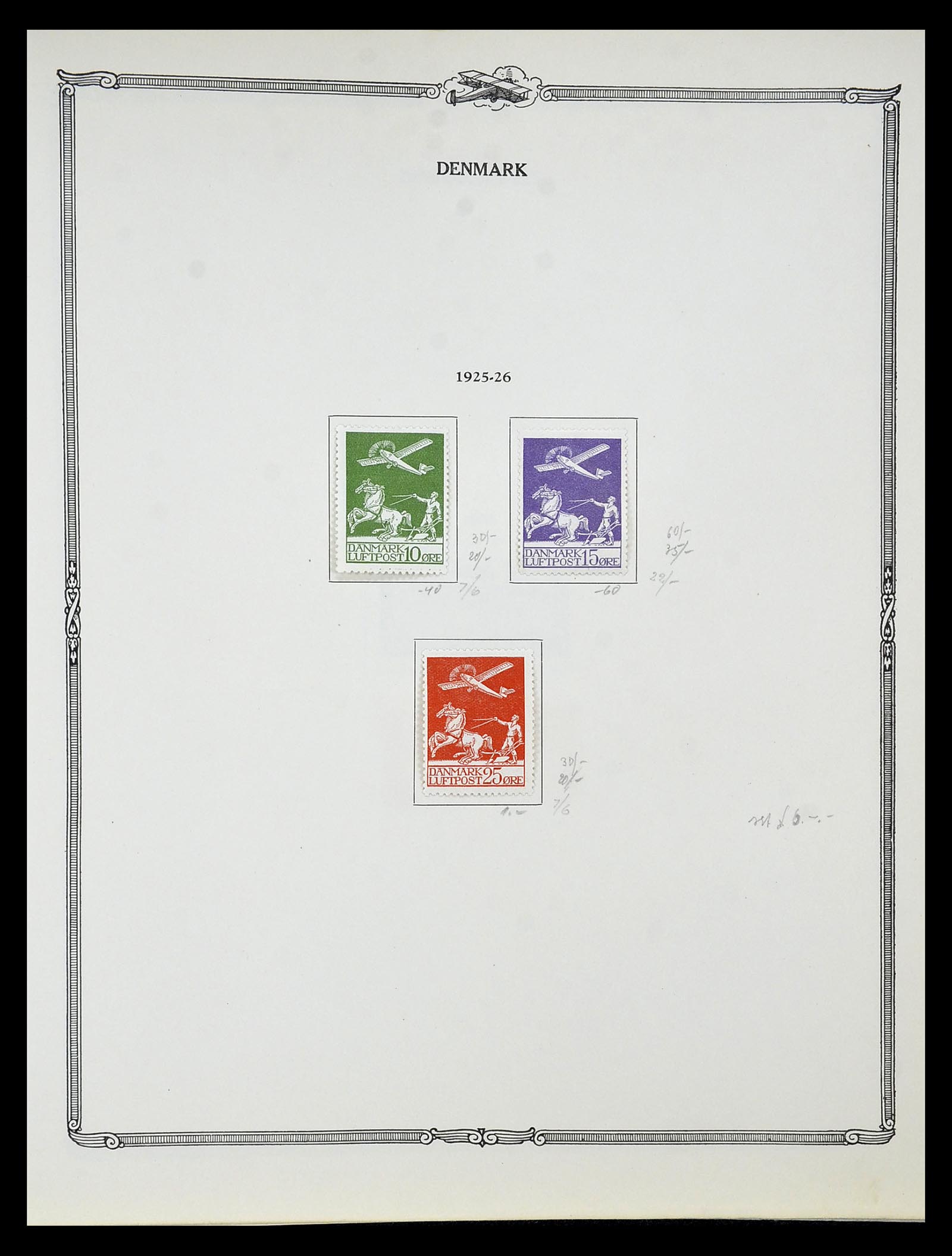 34905 023 - Postzegelverzameling 34905 Wereld luchtpostzegels 1919-1931.