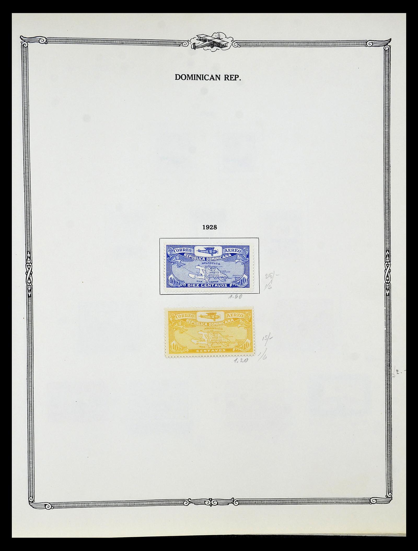 34905 024 - Postzegelverzameling 34905 Wereld luchtpostzegels 1919-1931.