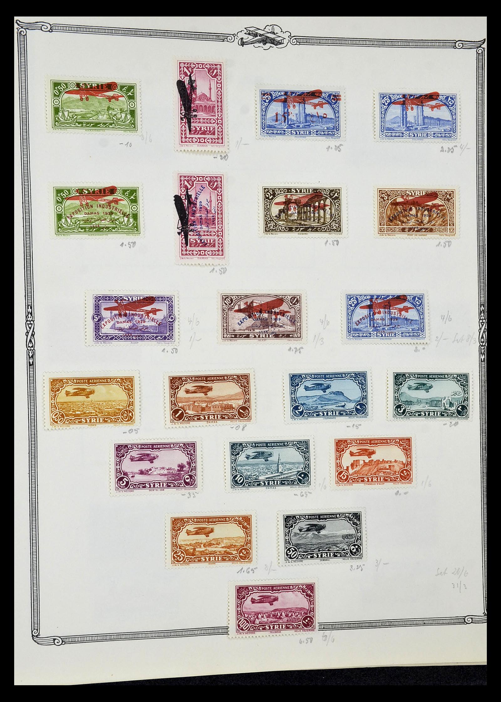 34905 076 - Postzegelverzameling 34905 Wereld luchtpostzegels 1919-1931.