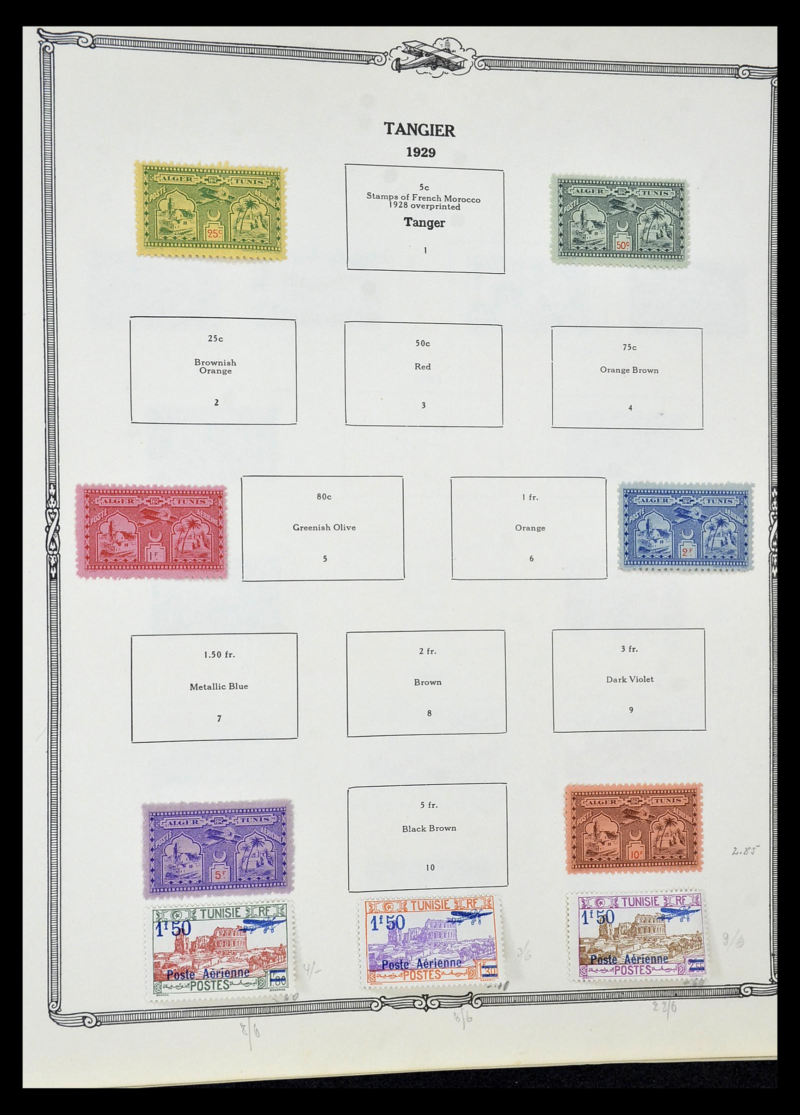 34905 077 - Postzegelverzameling 34905 Wereld luchtpostzegels 1919-1931.
