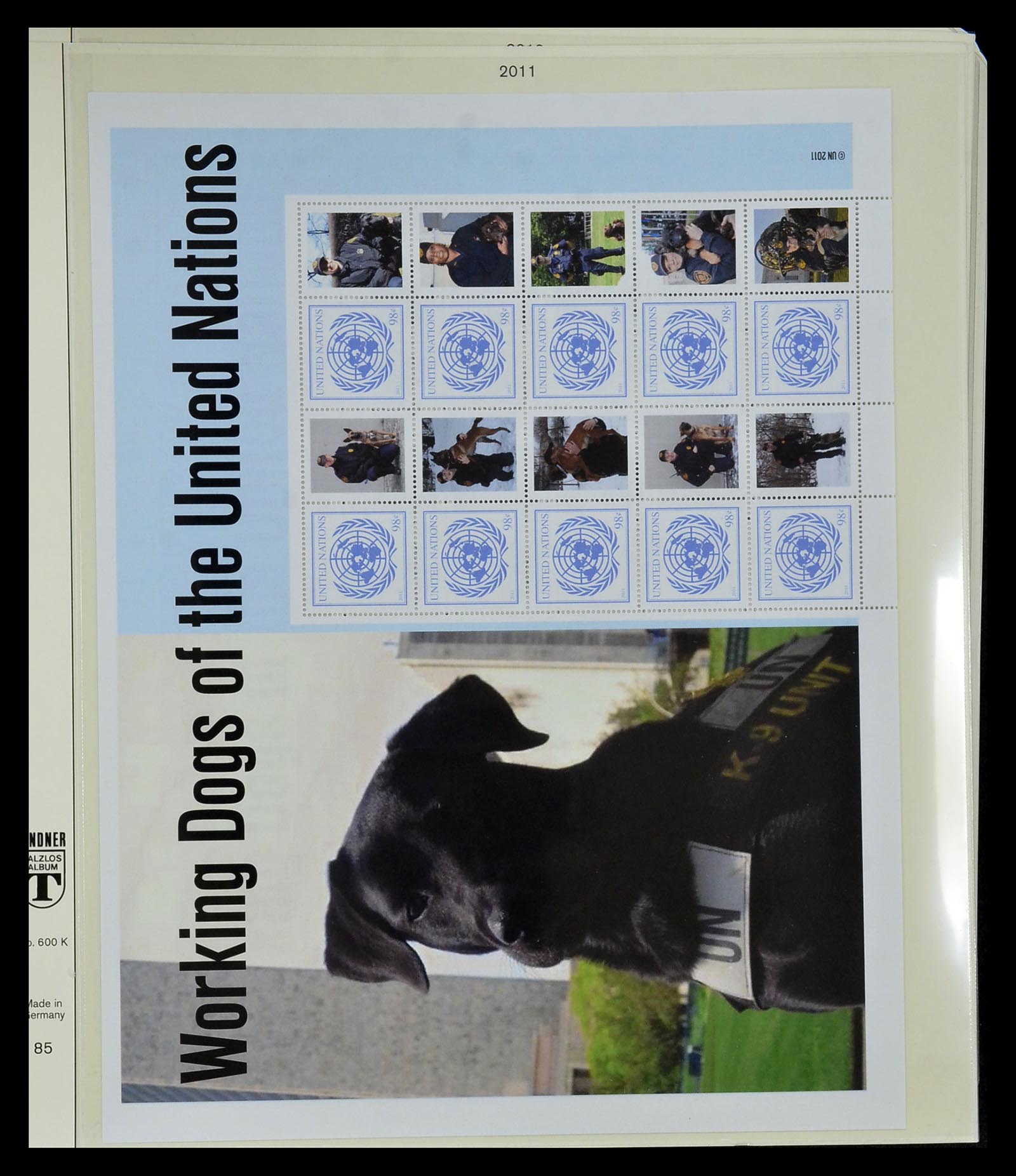 34907 012 - Postzegelverzameling 34907 Verenigde Naties persoonlijke vellen 2006-