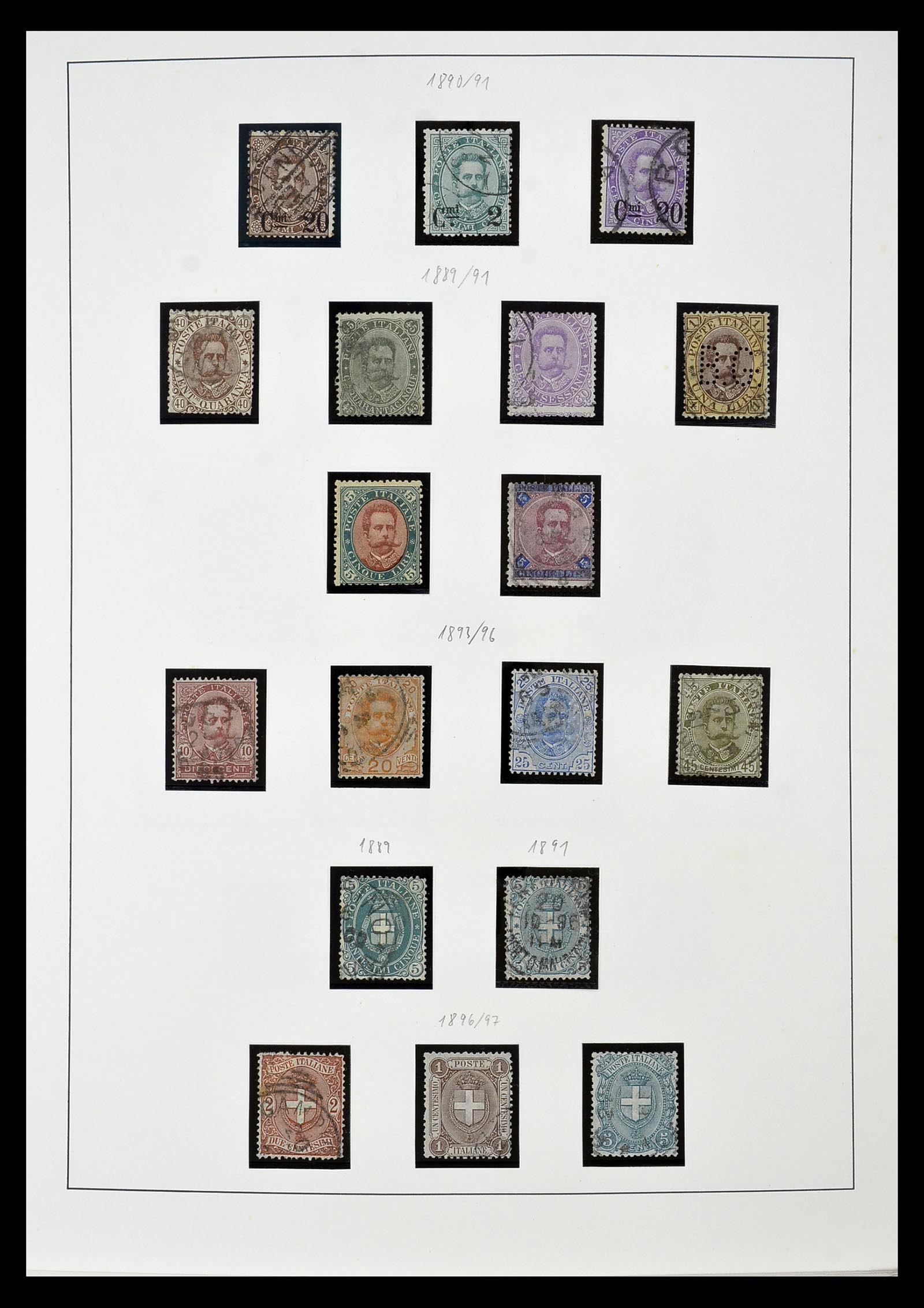 34908 004 - Stamp Collection 34908 Italy 1861-1975.