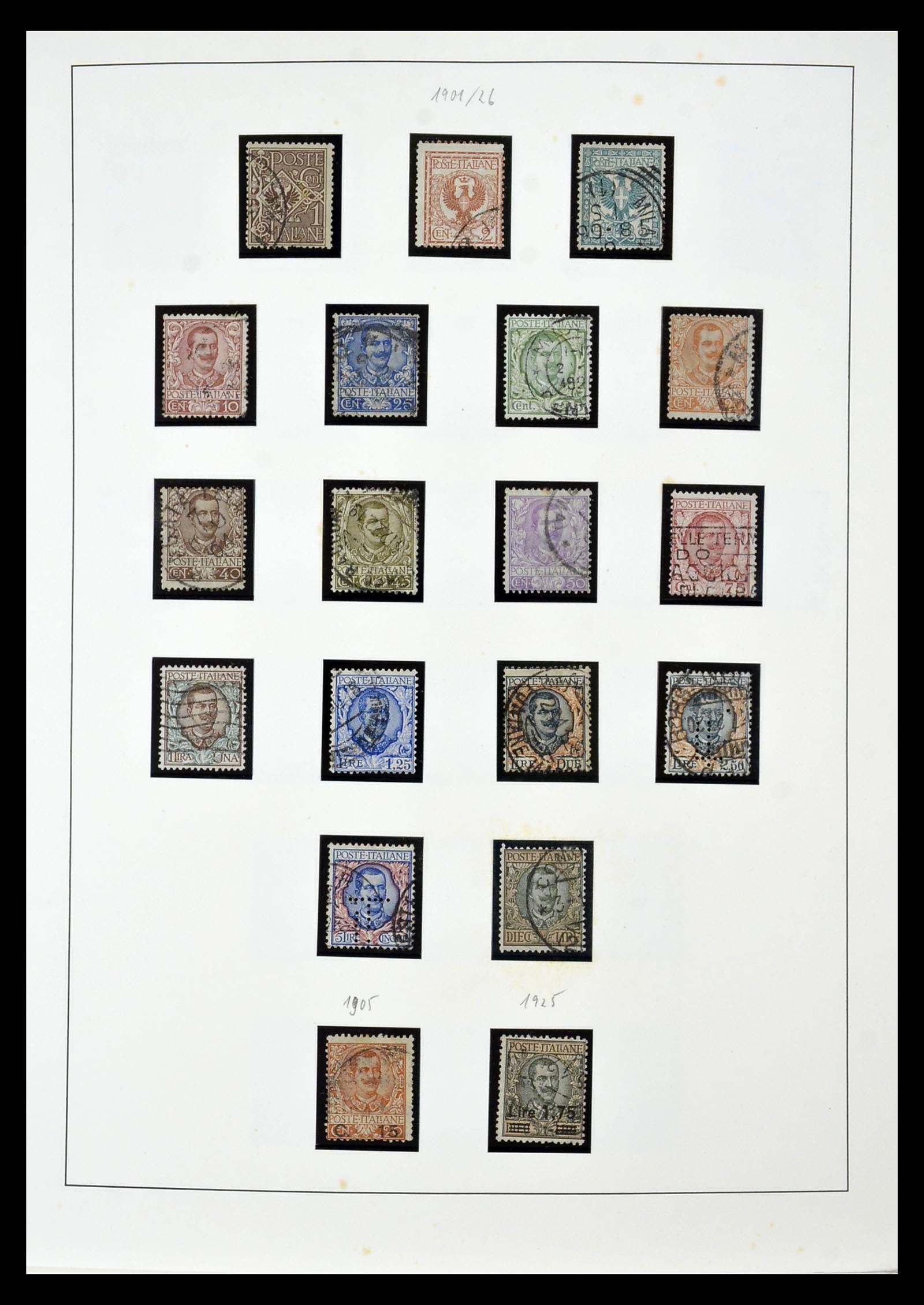 34908 006 - Stamp Collection 34908 Italy 1861-1975.