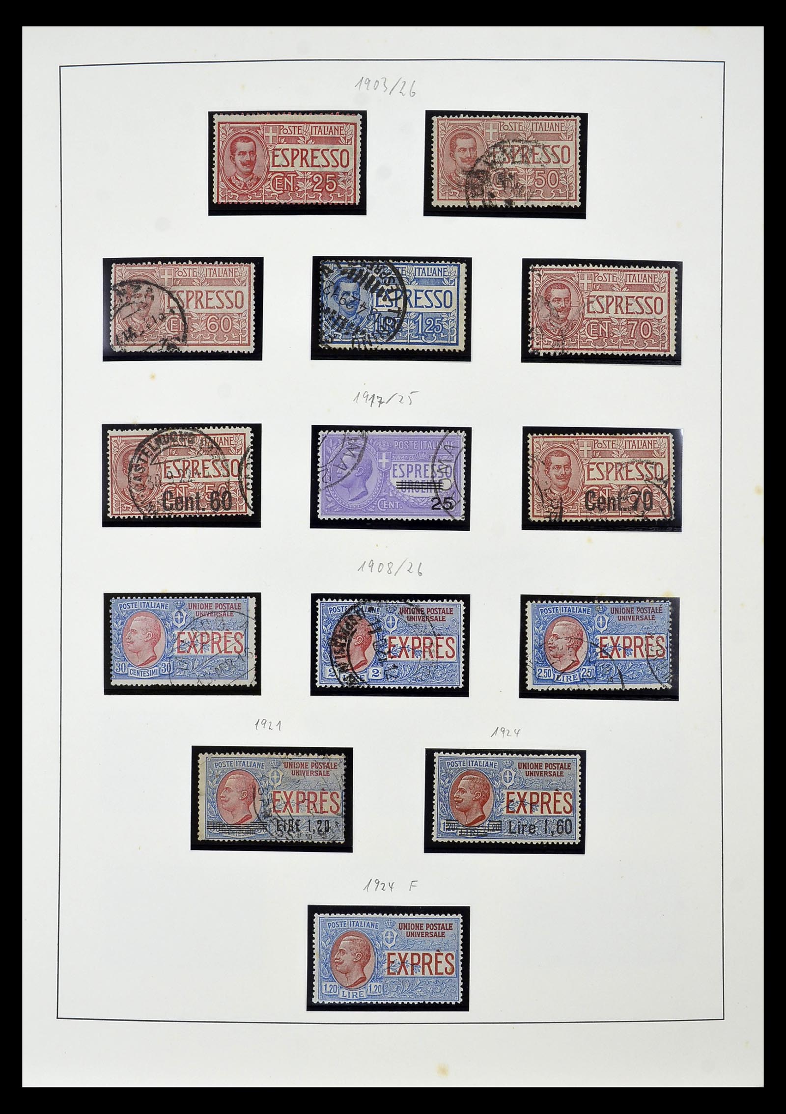 34908 011 - Stamp Collection 34908 Italy 1861-1975.