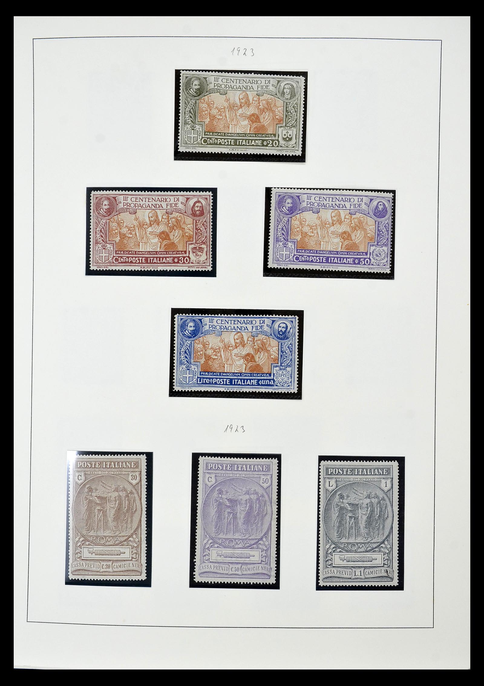 34908 015 - Stamp Collection 34908 Italy 1861-1975.