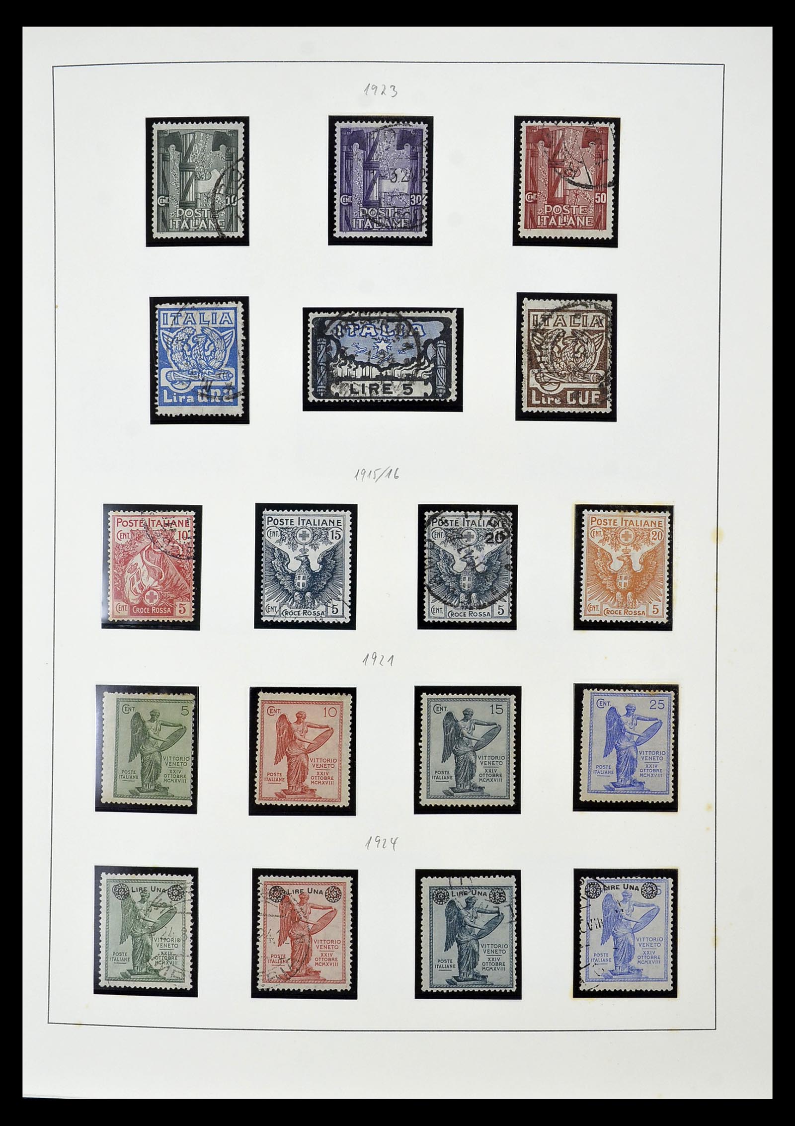 34908 016 - Stamp Collection 34908 Italy 1861-1975.
