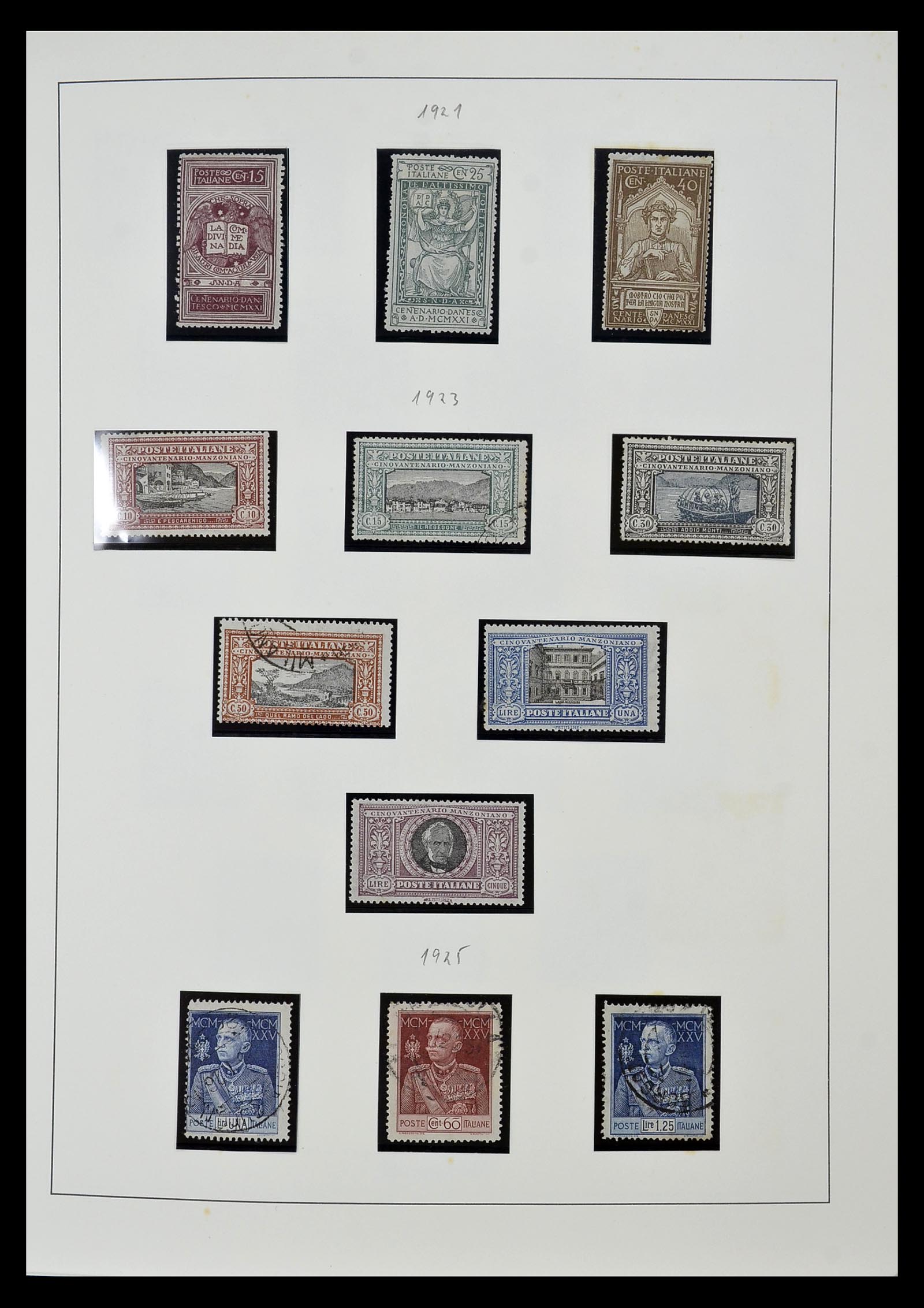 34908 017 - Stamp Collection 34908 Italy 1861-1975.