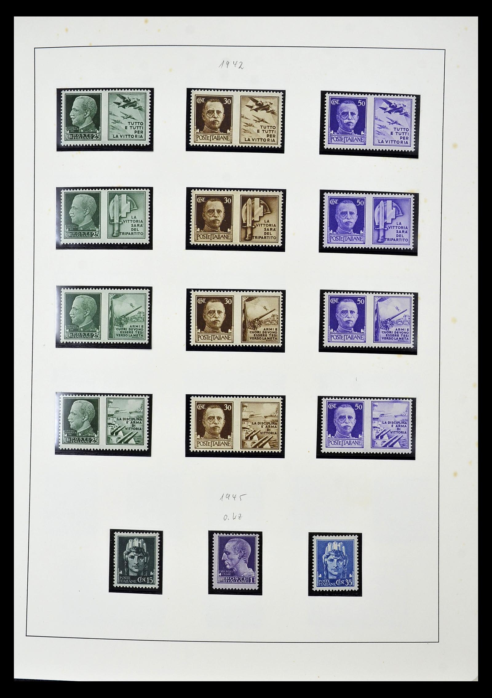 34908 026 - Stamp Collection 34908 Italy 1861-1975.