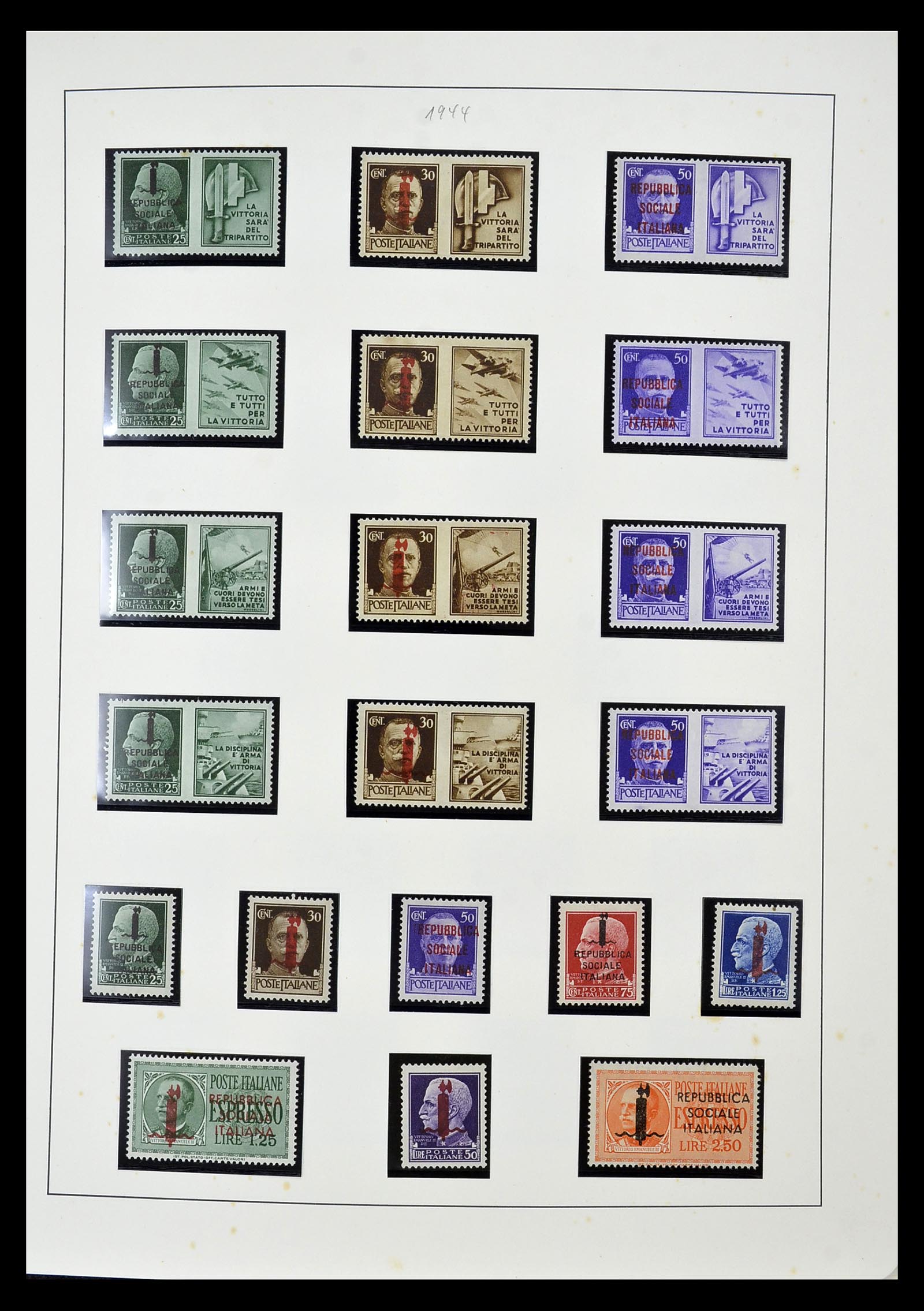 34908 027 - Stamp Collection 34908 Italy 1861-1975.