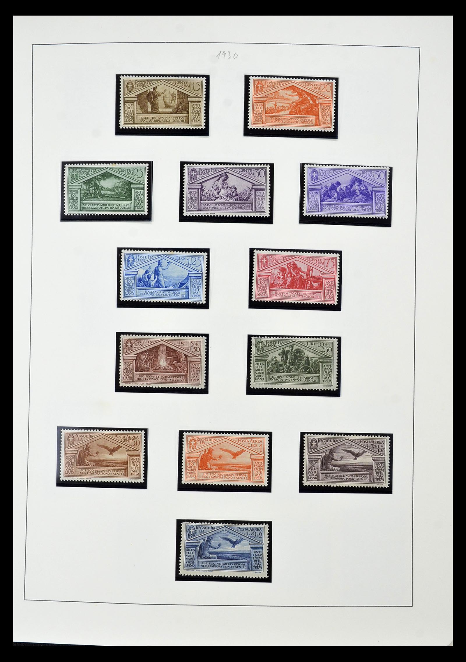 34908 030 - Stamp Collection 34908 Italy 1861-1975.