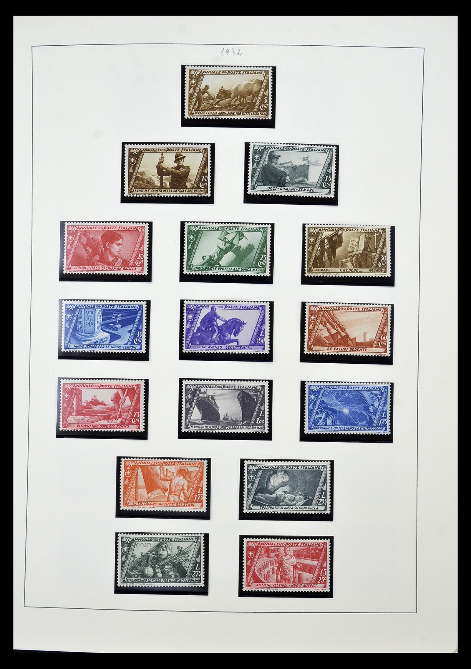 34908 032 - Stamp Collection 34908 Italy 1861-1975.