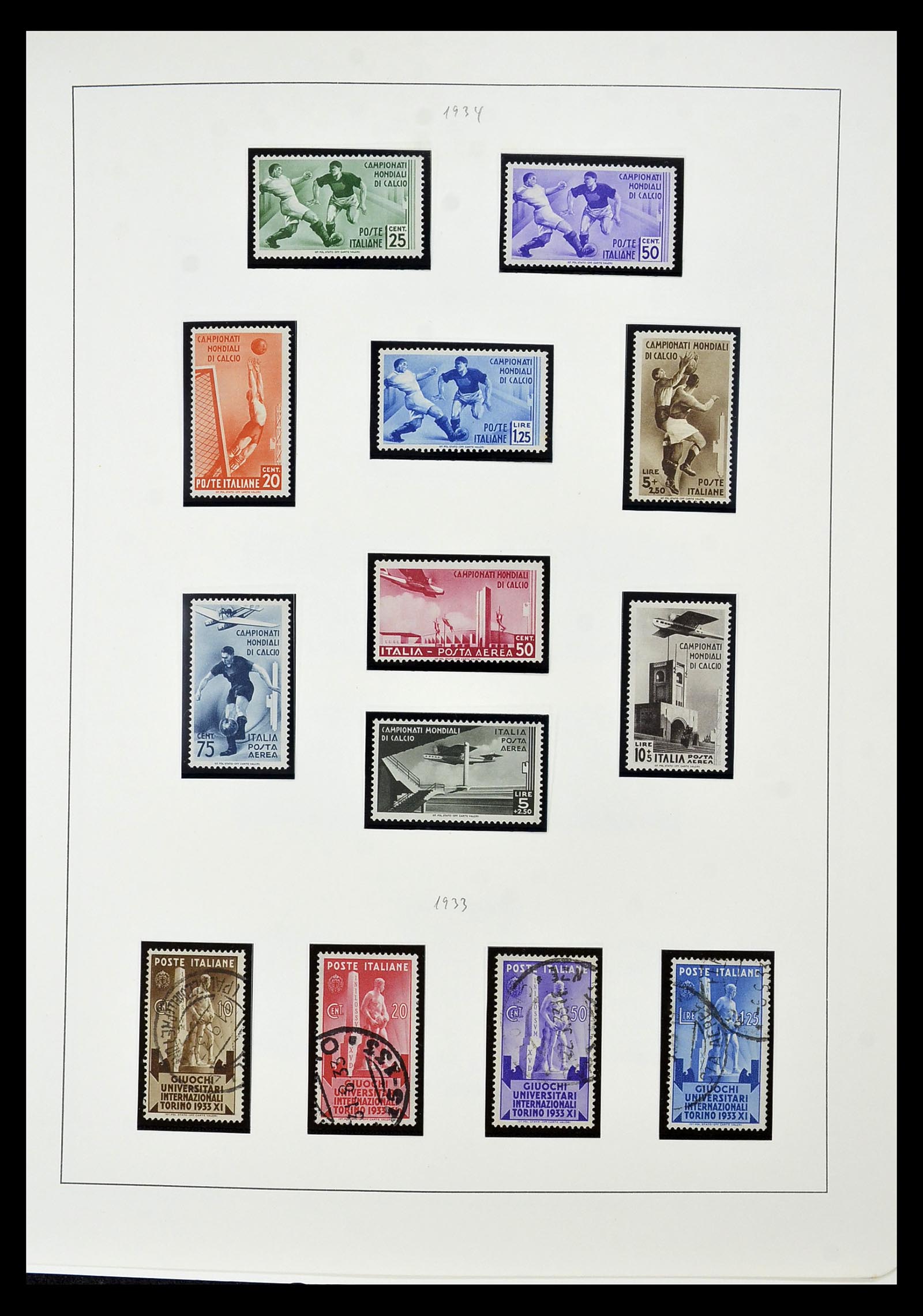 34908 036 - Stamp Collection 34908 Italy 1861-1975.