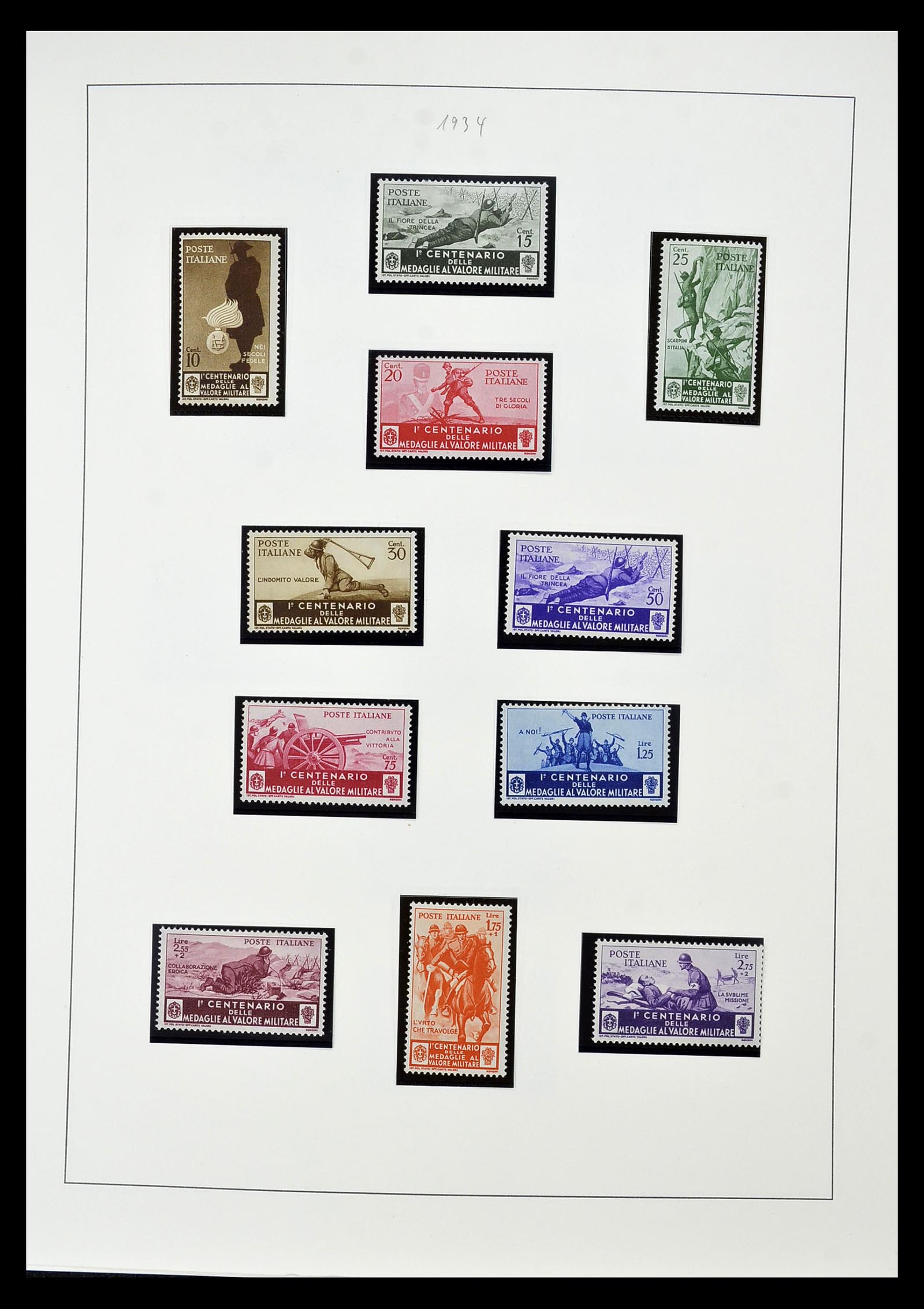 34908 037 - Stamp Collection 34908 Italy 1861-1975.
