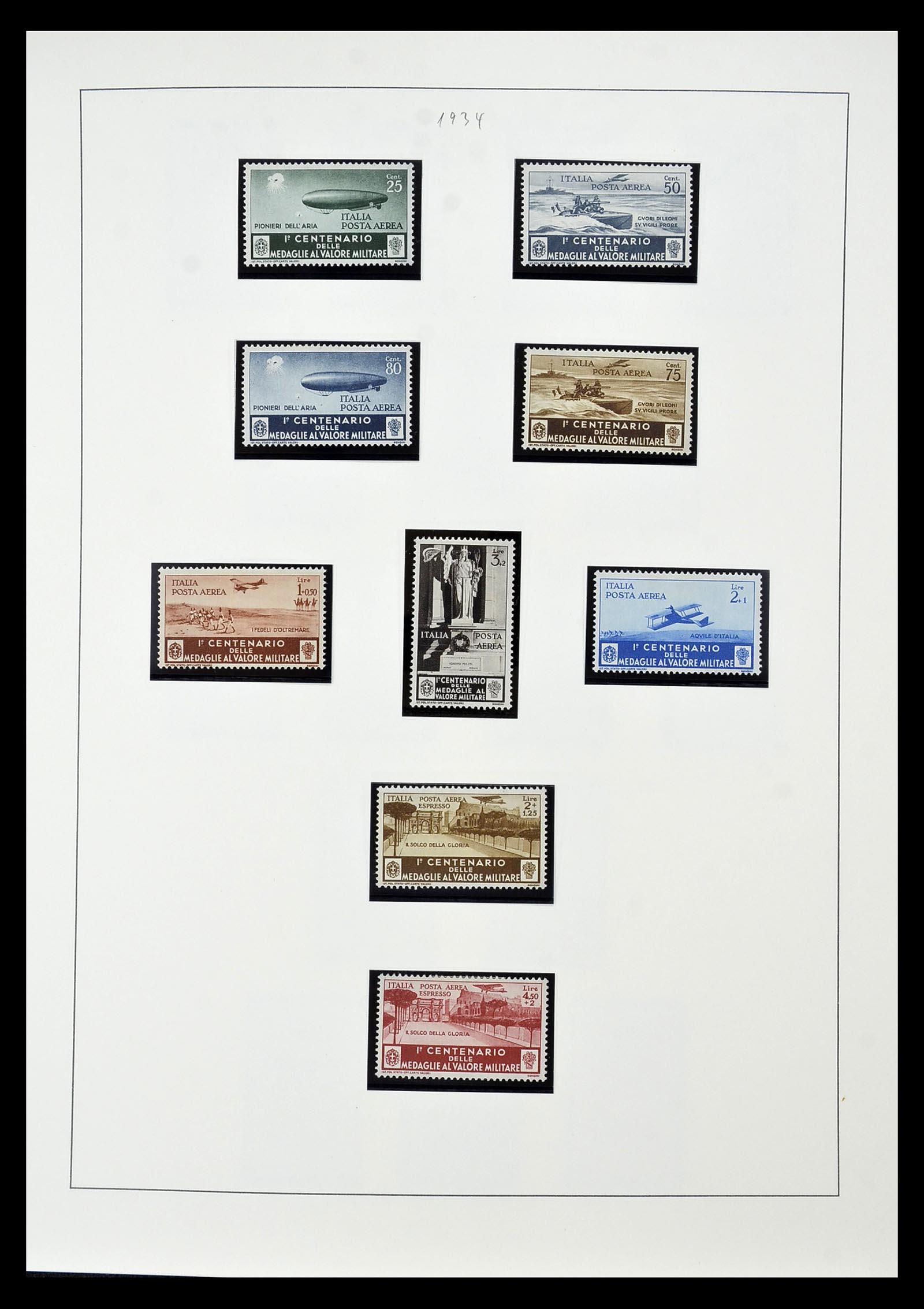 34908 038 - Stamp Collection 34908 Italy 1861-1975.