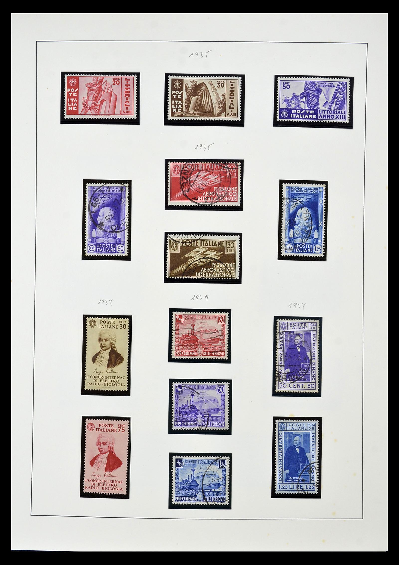 34908 041 - Stamp Collection 34908 Italy 1861-1975.