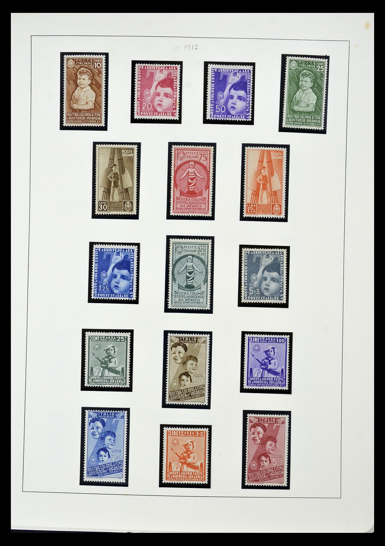 34908 045 - Stamp Collection 34908 Italy 1861-1975.
