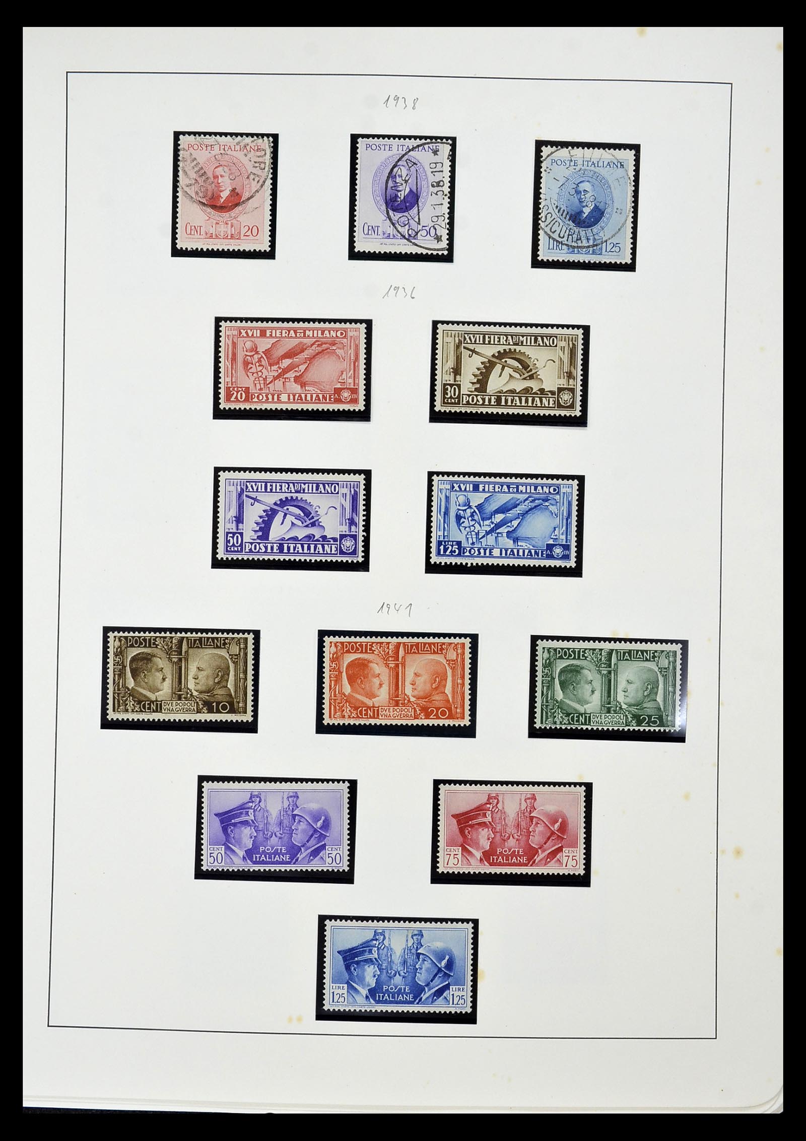 34908 047 - Stamp Collection 34908 Italy 1861-1975.