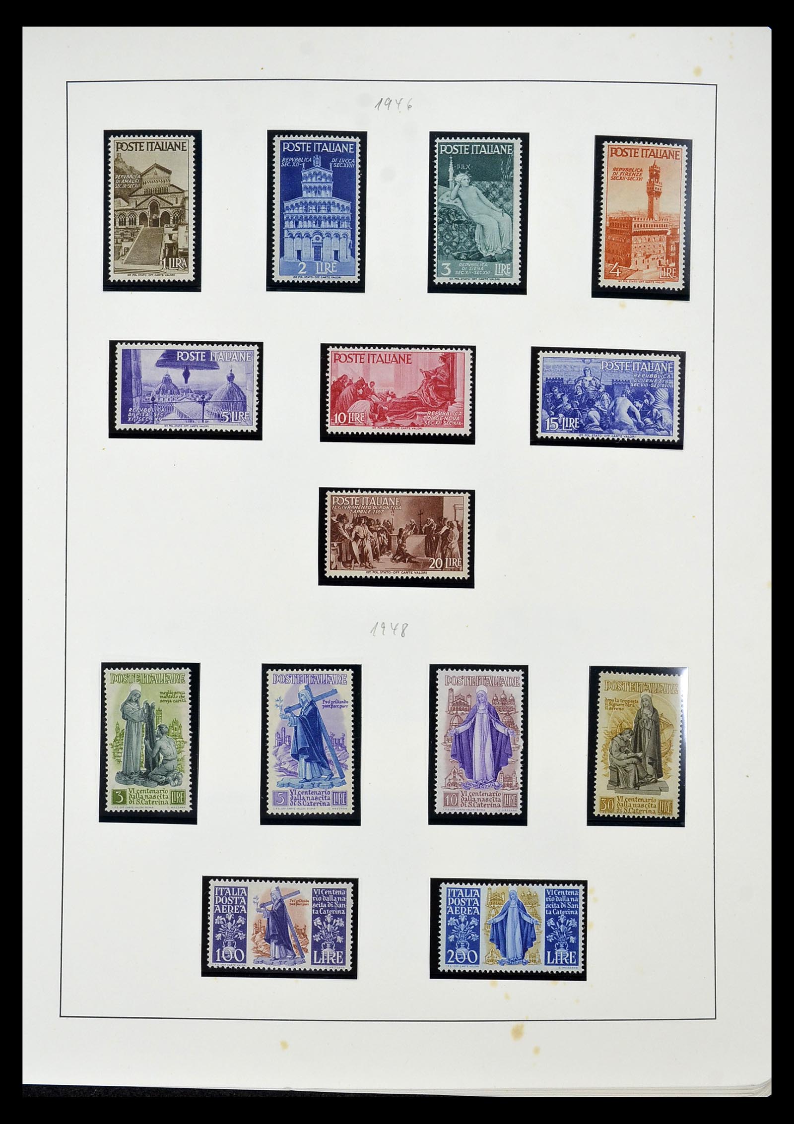 34908 055 - Stamp Collection 34908 Italy 1861-1975.