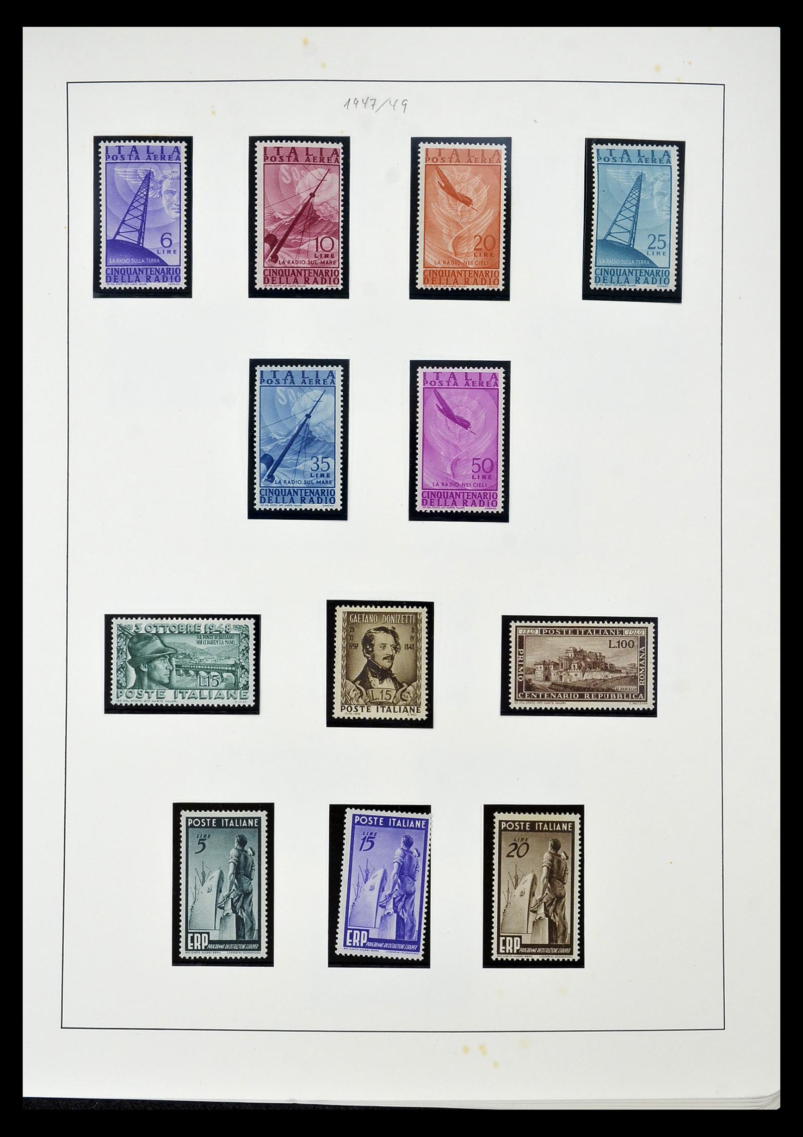 34908 056 - Stamp Collection 34908 Italy 1861-1975.