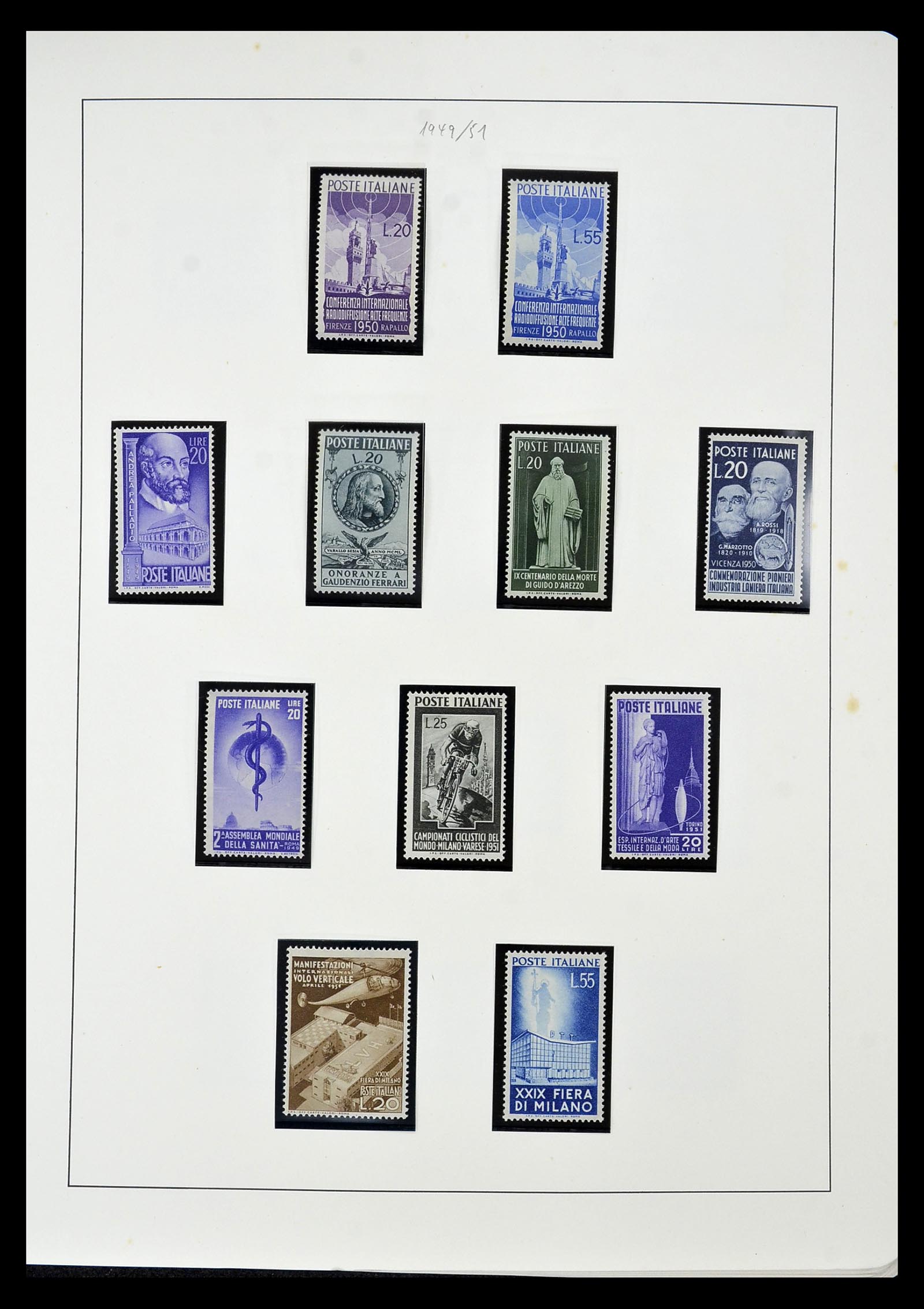 34908 060 - Stamp Collection 34908 Italy 1861-1975.