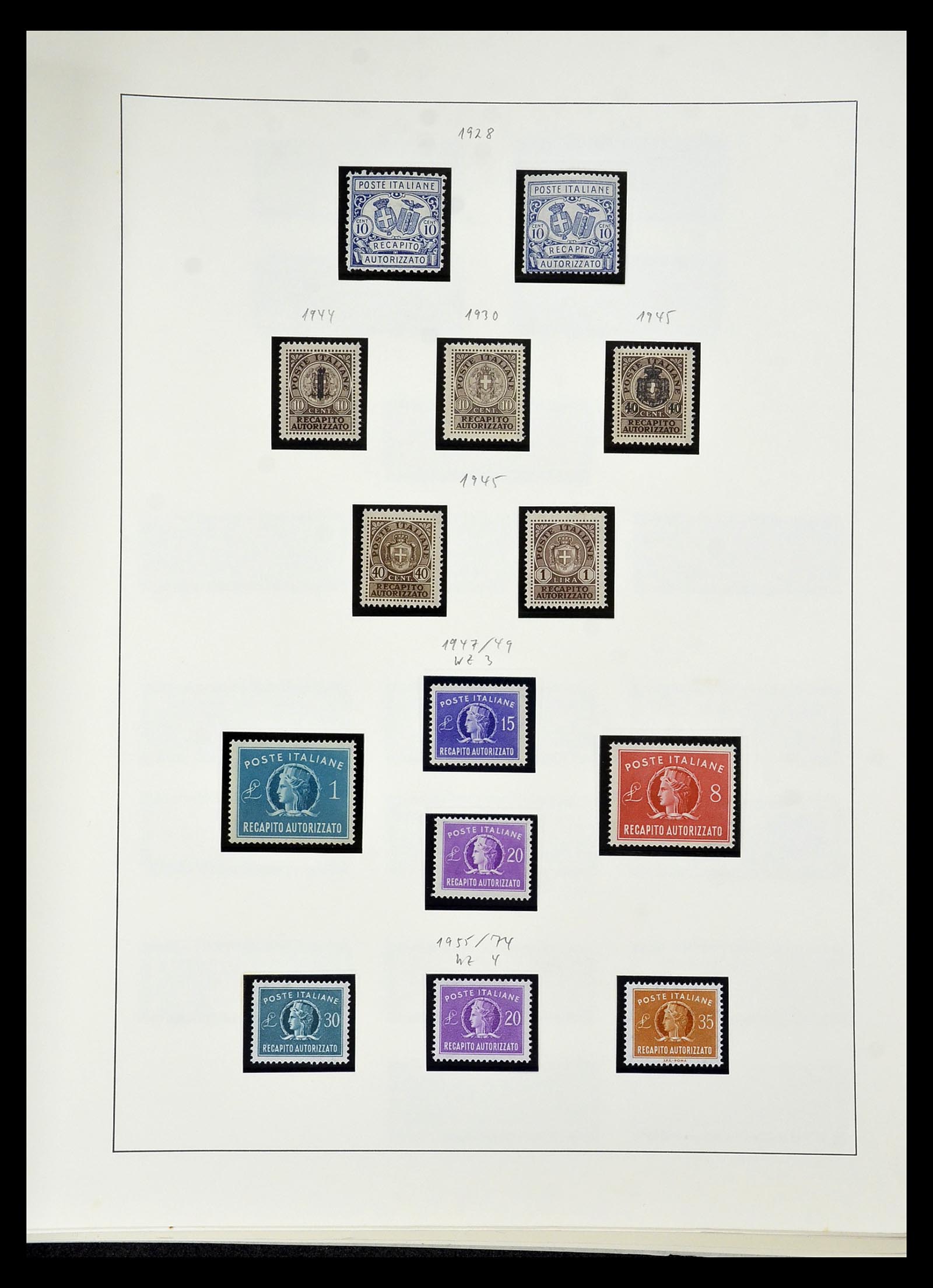 34908 121 - Stamp Collection 34908 Italy 1861-1975.