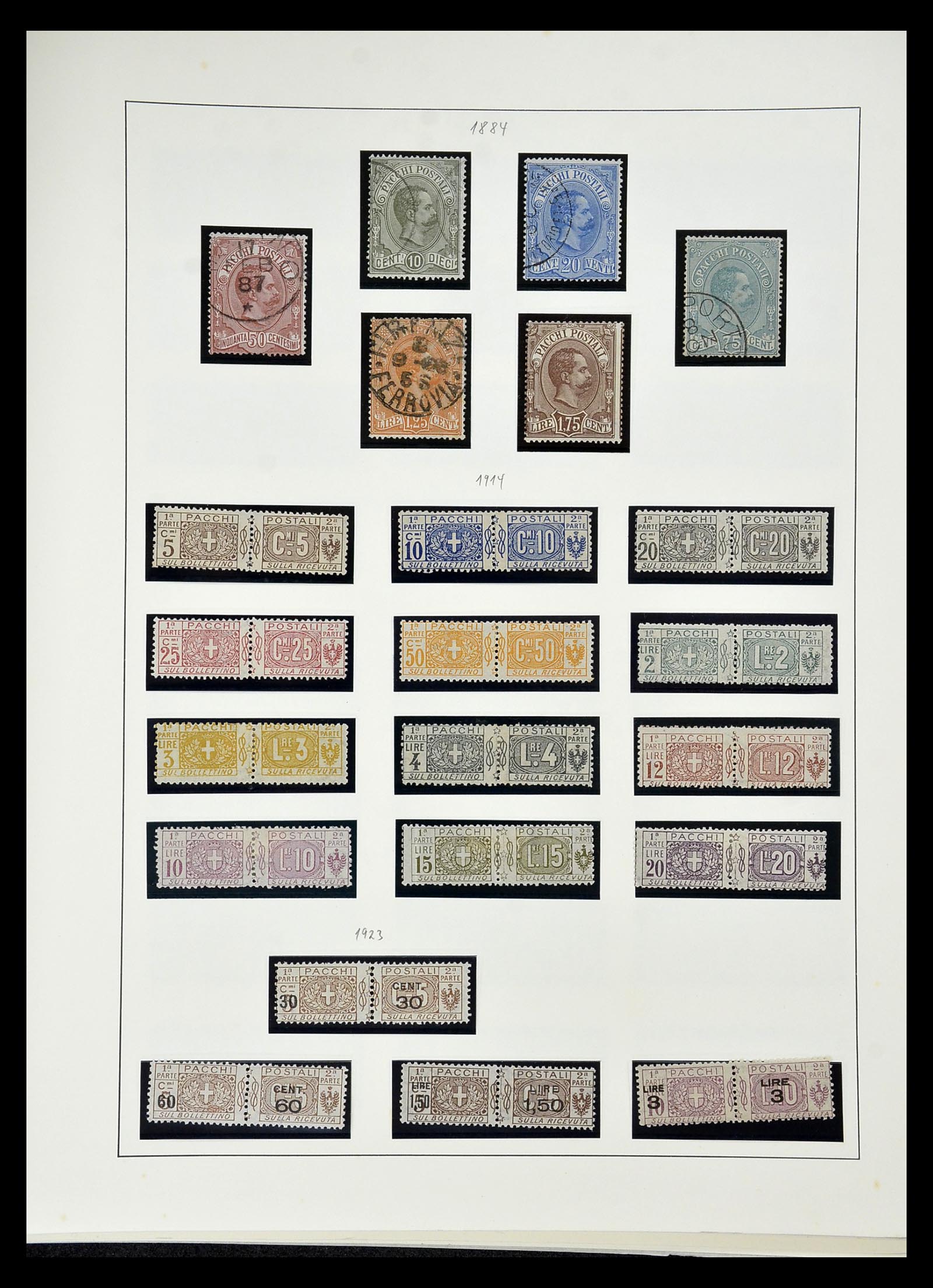 34908 123 - Stamp Collection 34908 Italy 1861-1975.