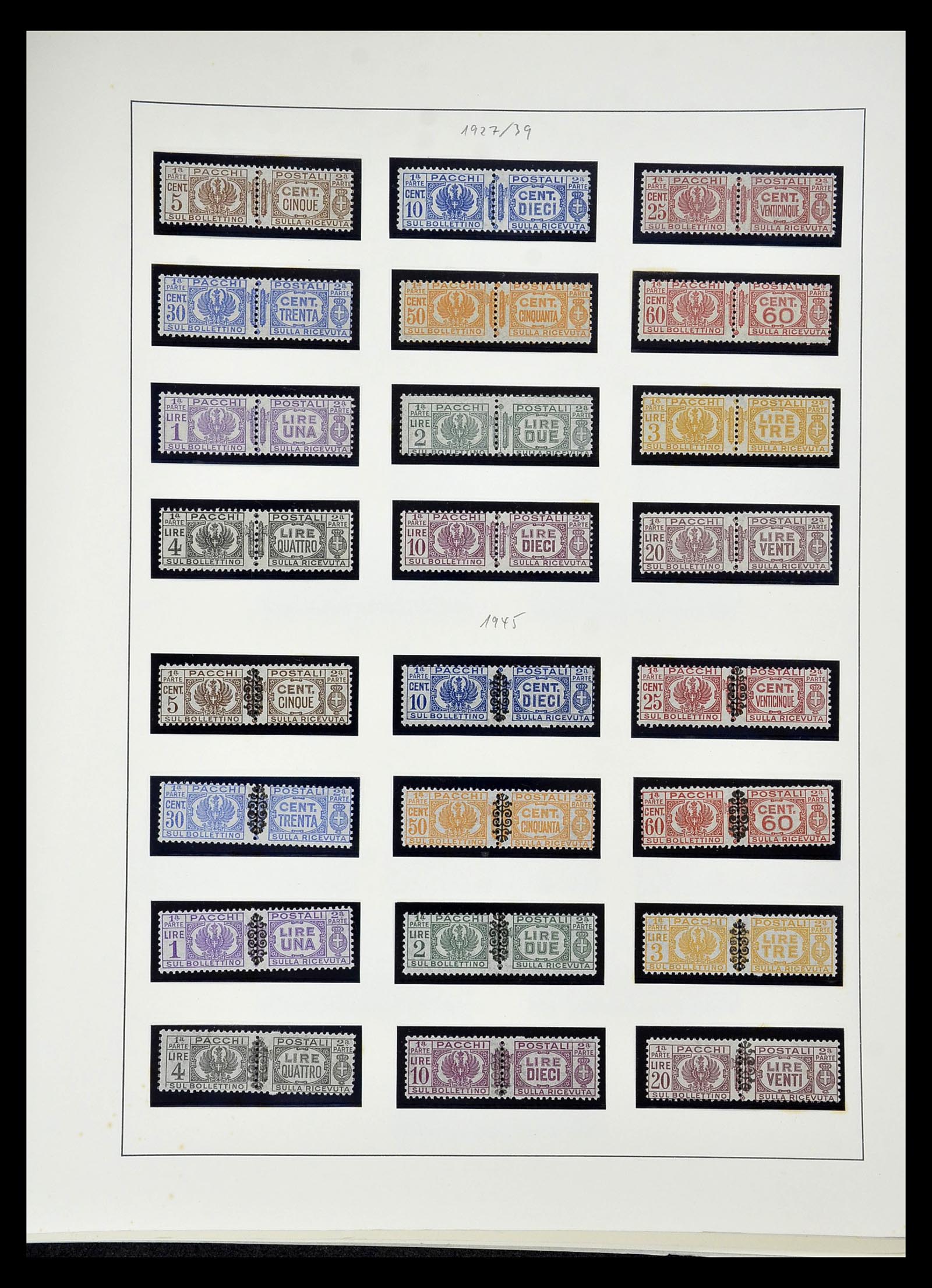 34908 124 - Stamp Collection 34908 Italy 1861-1975.
